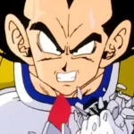 Vegeta ngạc nhiên khi đo sức mạnh của Goku trên Trái Đất trong Saiyan Saga Dragon Ball Z