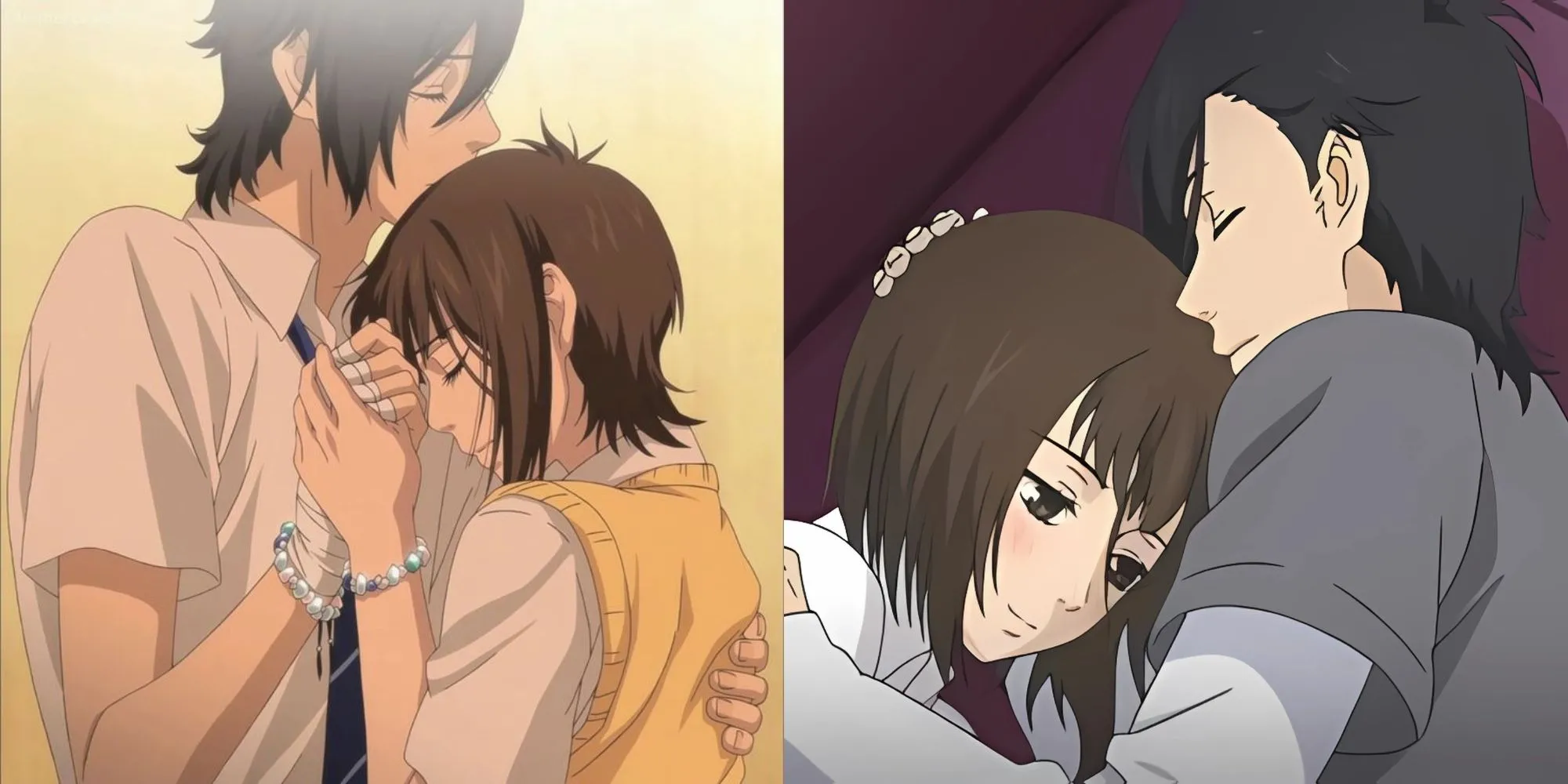 Yamato Kurosawa và Mei Tachibana trong cảnh từ anime Say &quot;I Love You&quot;