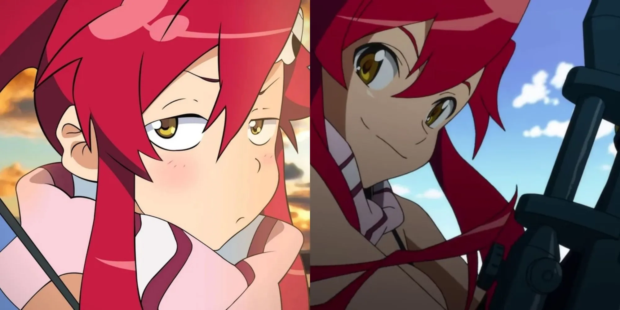 Yoko Littner, nữ xạ thủ tóc đỏ trong Tengen Toppa Gurren Lagann, với khẩu súng trường đặc trưng