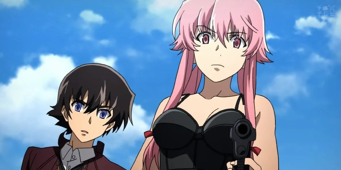 Yuno Gasai và Yukiteru Amano trong Future Diary