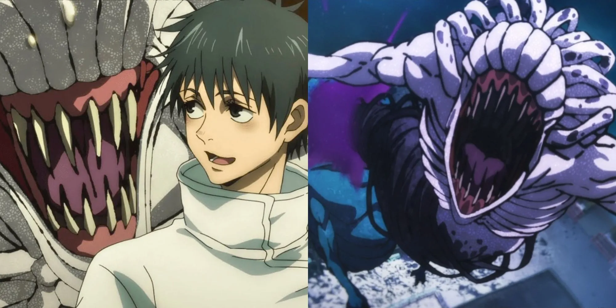 Yuta Okkotsu cùng Rika Orimoto, chú nguyền hồn đặc cấp, trong Jujutsu Kaisen 0