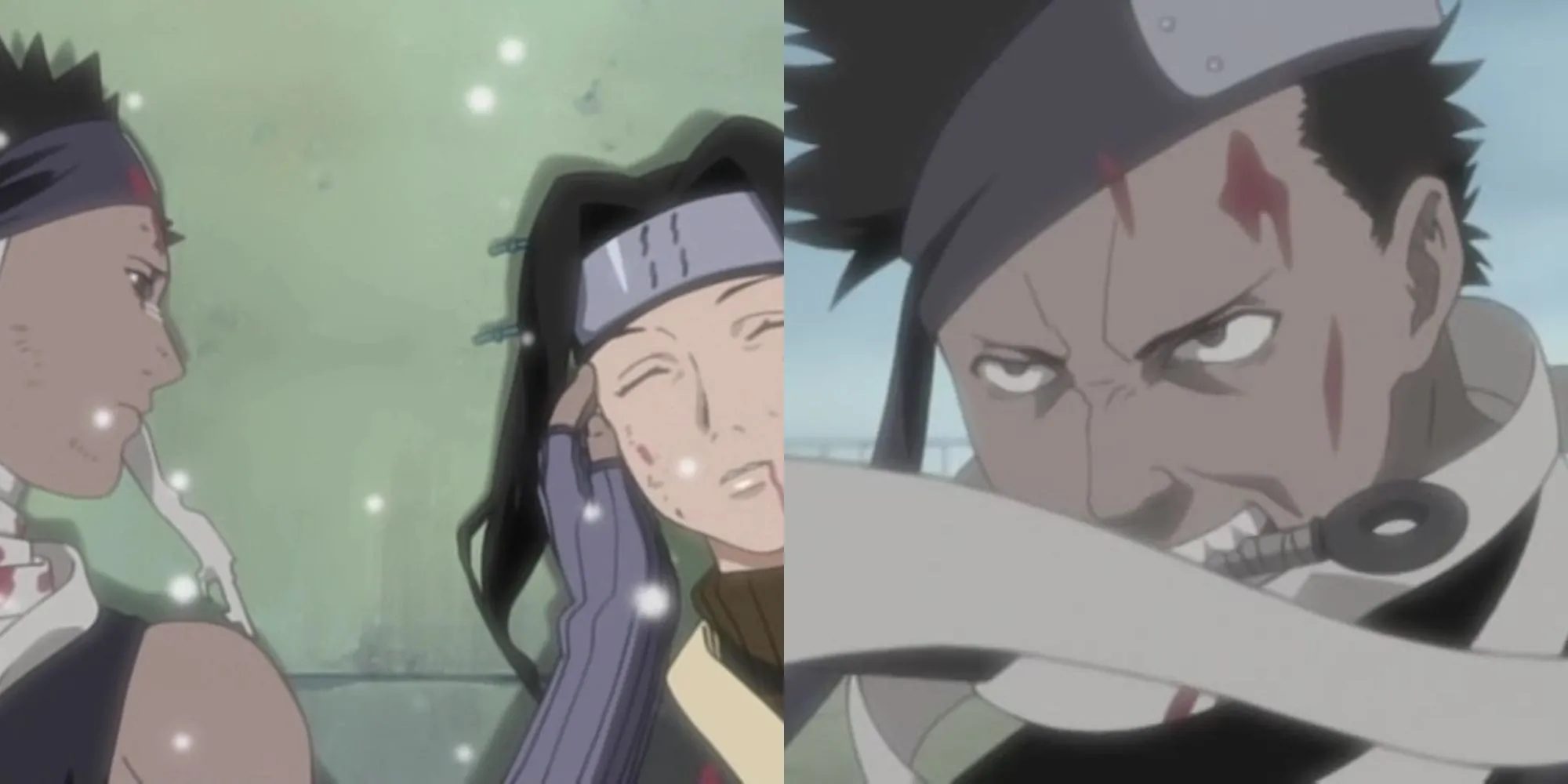 Zabuza và Haku trong khoảnh khắc cuối cùng trên cầu, tập 19 Naruto, 'Con Quỷ Trên Tuyết'