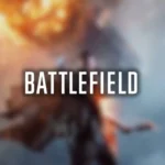 Logo Battlefield trên nền mờ của Battlefield 1, biểu thị sự chuyển giao thế hệ trong series game