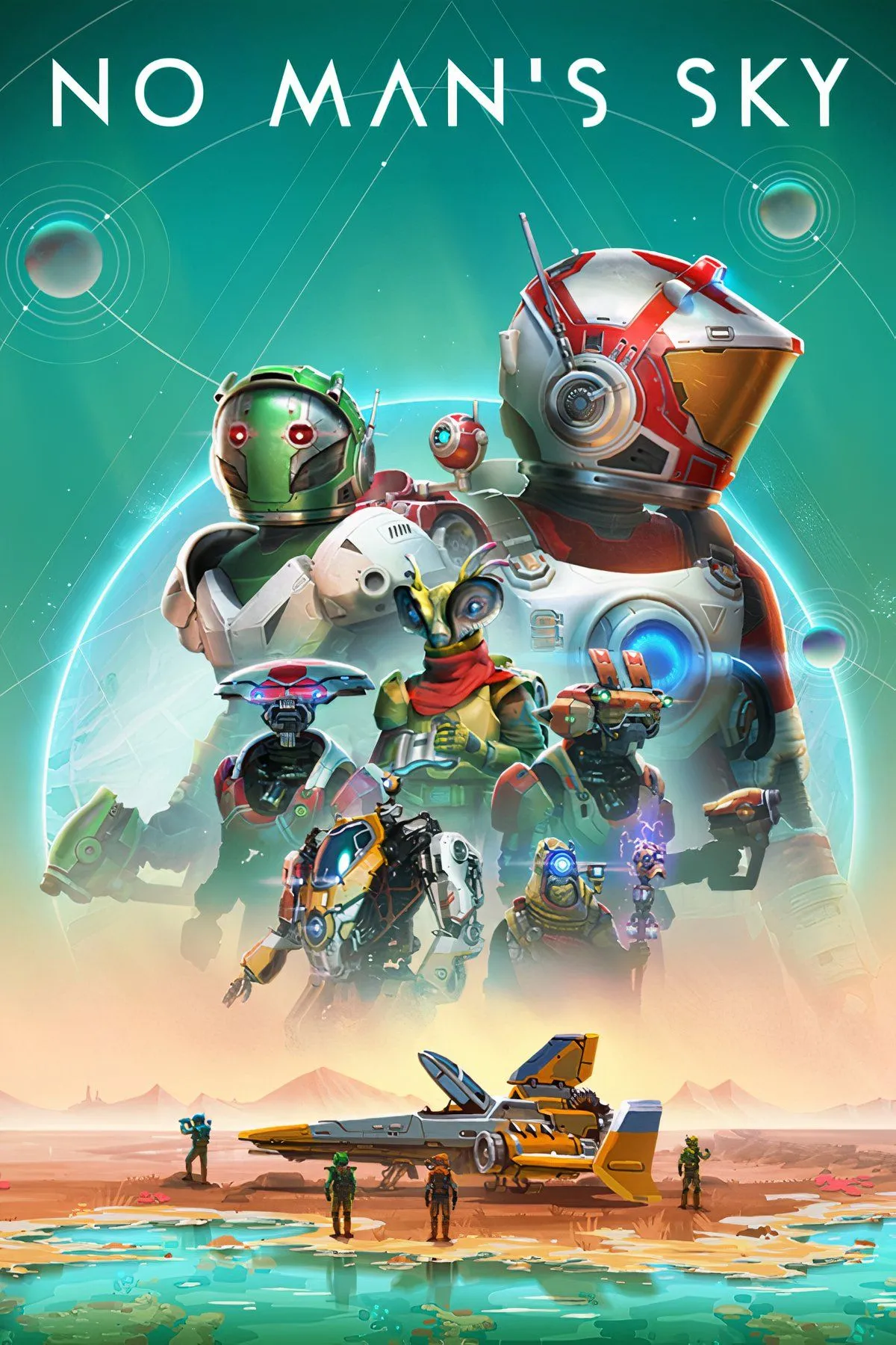 Tổng hợp các cảnh quan đa dạng và phương tiện di chuyển trong vũ trụ No Man's Sky bao la