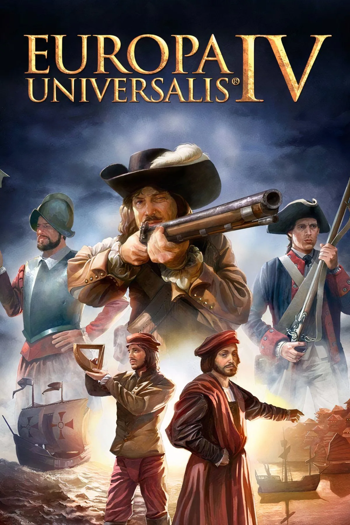 Bản đồ châu Âu với các quốc gia và biên giới thay đổi trong Europa Universalis IV, minh họa gameplay grand strategy lịch sử