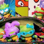 Bộ sưu tập đồ chơi McDonald's Happy Meal kết hợp Hello Kitty và Ninja Rùa gồm 12 nhân vật độc đáo