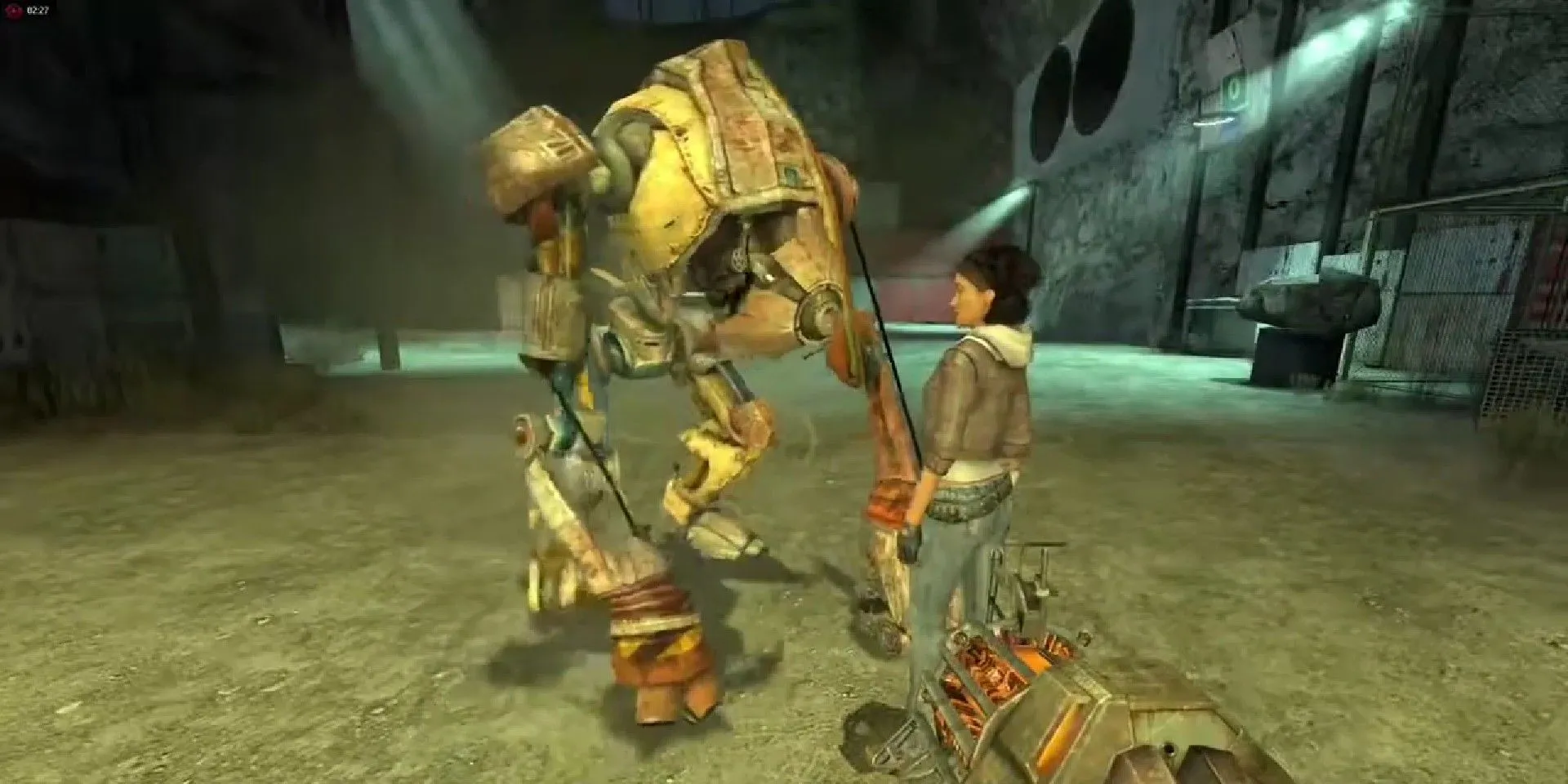 Dog và Alyx Vance trong Half-Life 2 cùng nhau chiến đấu