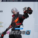 Heynckes Rogueteer tạo dáng trong giao diện chọn nhân vật Terminull Brigade, thể hiện bộ giáp chiến đấu công nghệ cao và sẵn sàng xung trận.