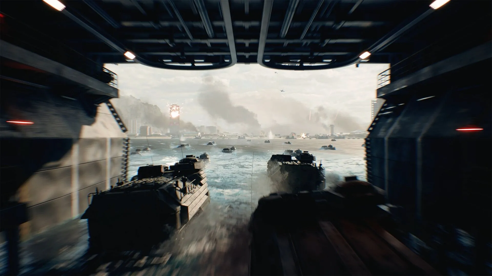 Hiệu ứng phá hủy môi trường trong Battlefield 6, minh họa khả năng thay đổi chiến trường theo thời gian thực