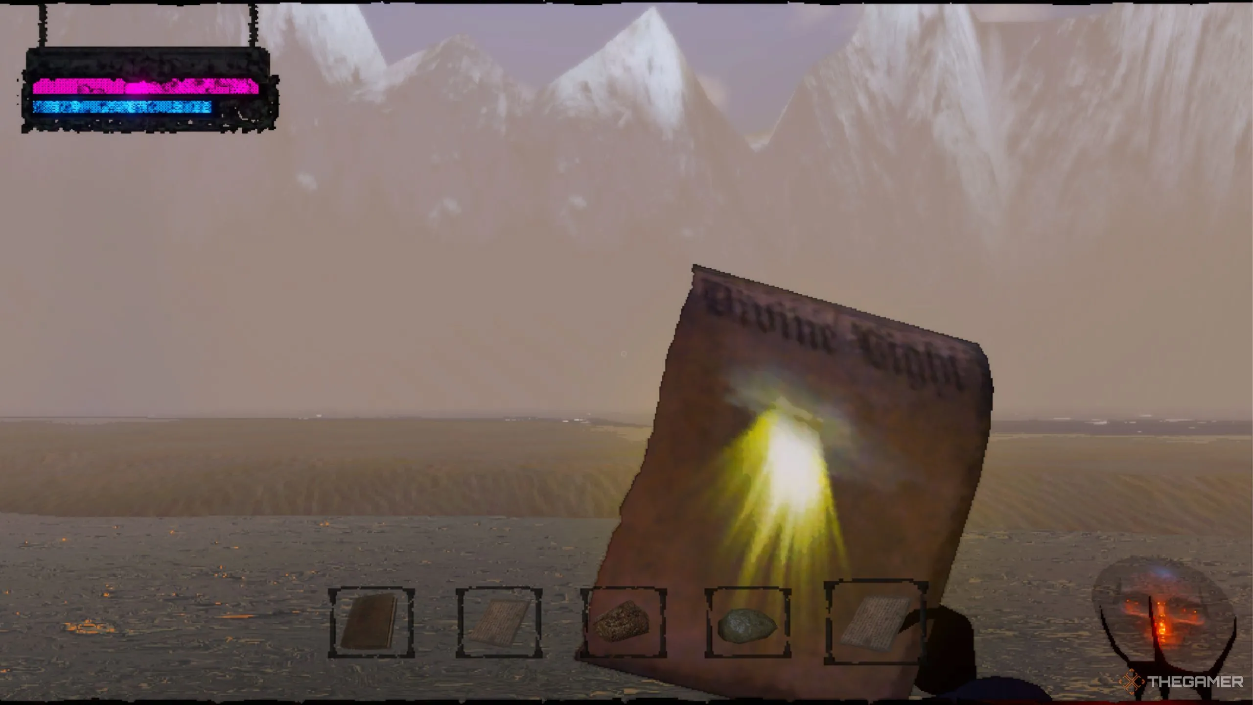 Hiệu ứng phép thuật Divine Light trong Mage Arena giúp hồi máu đồng đội.