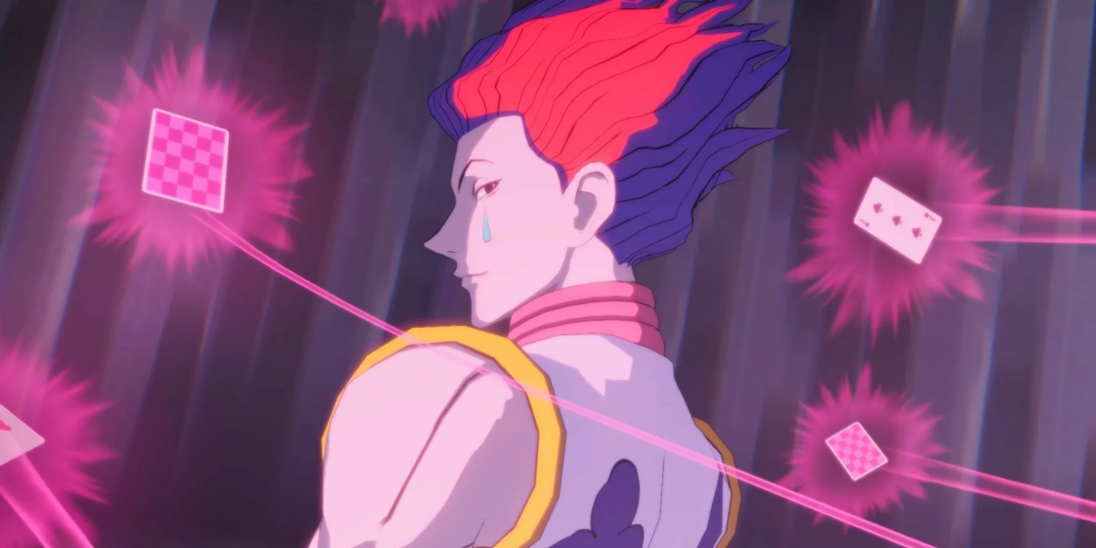 Hisoka với chiêu thức đặc trưng trong Hunter x Hunter: Nen x Impact