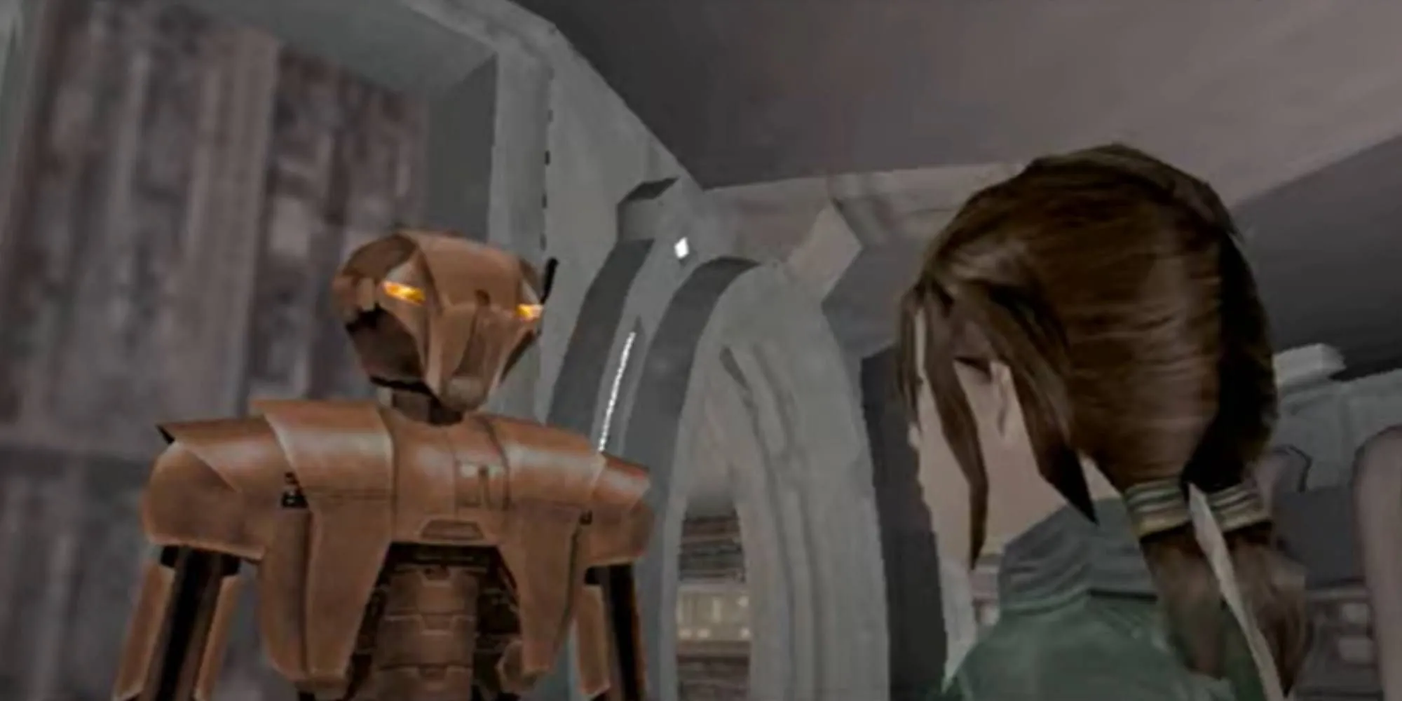 HK-47 trò chuyện với The Exile trong Knights of the Old Republic 2