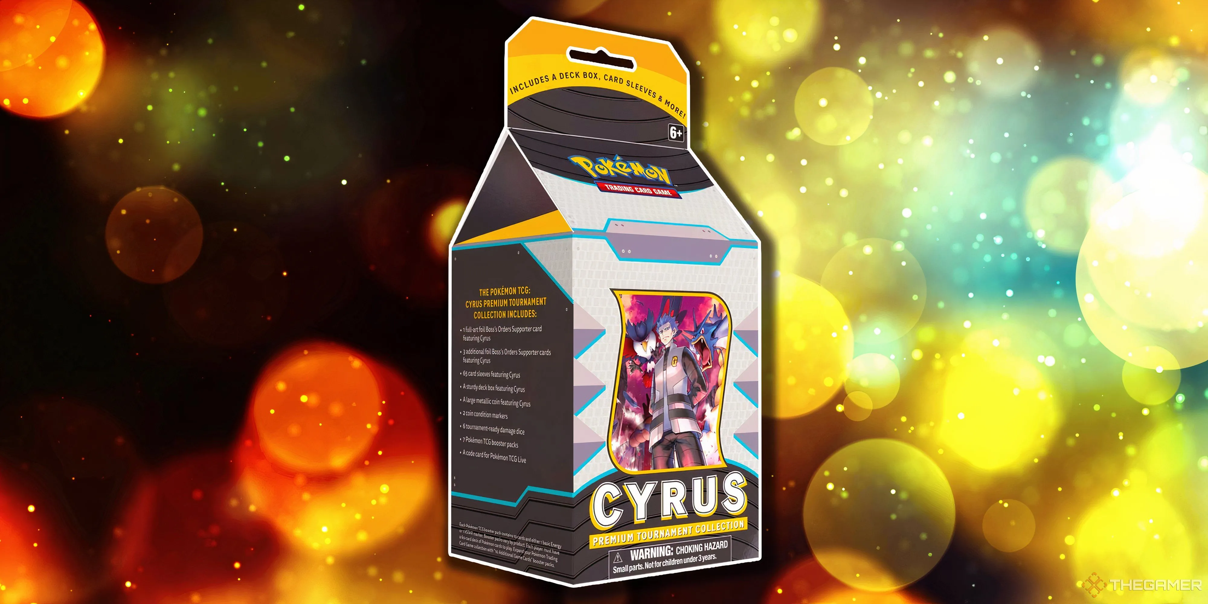 Hộp Pokemon TCG Premium Tournament Collection Cyrus với promo Boss's Orders