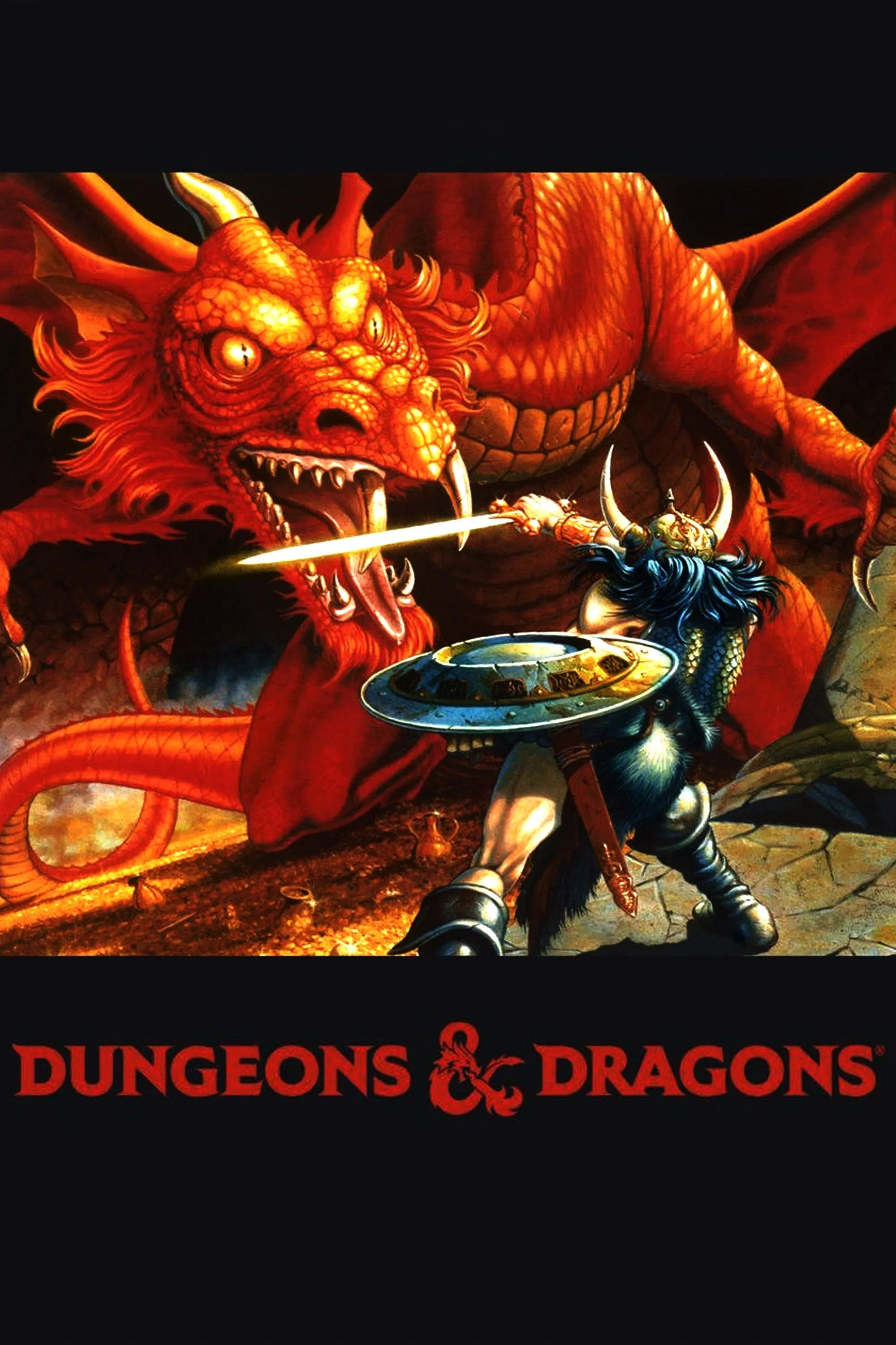 Logo hoặc biểu tượng chung của thương hiệu Dungeons &amp; Dragons, đại diện cho toàn bộ dòng game nhập vai giả tưởng này. 
