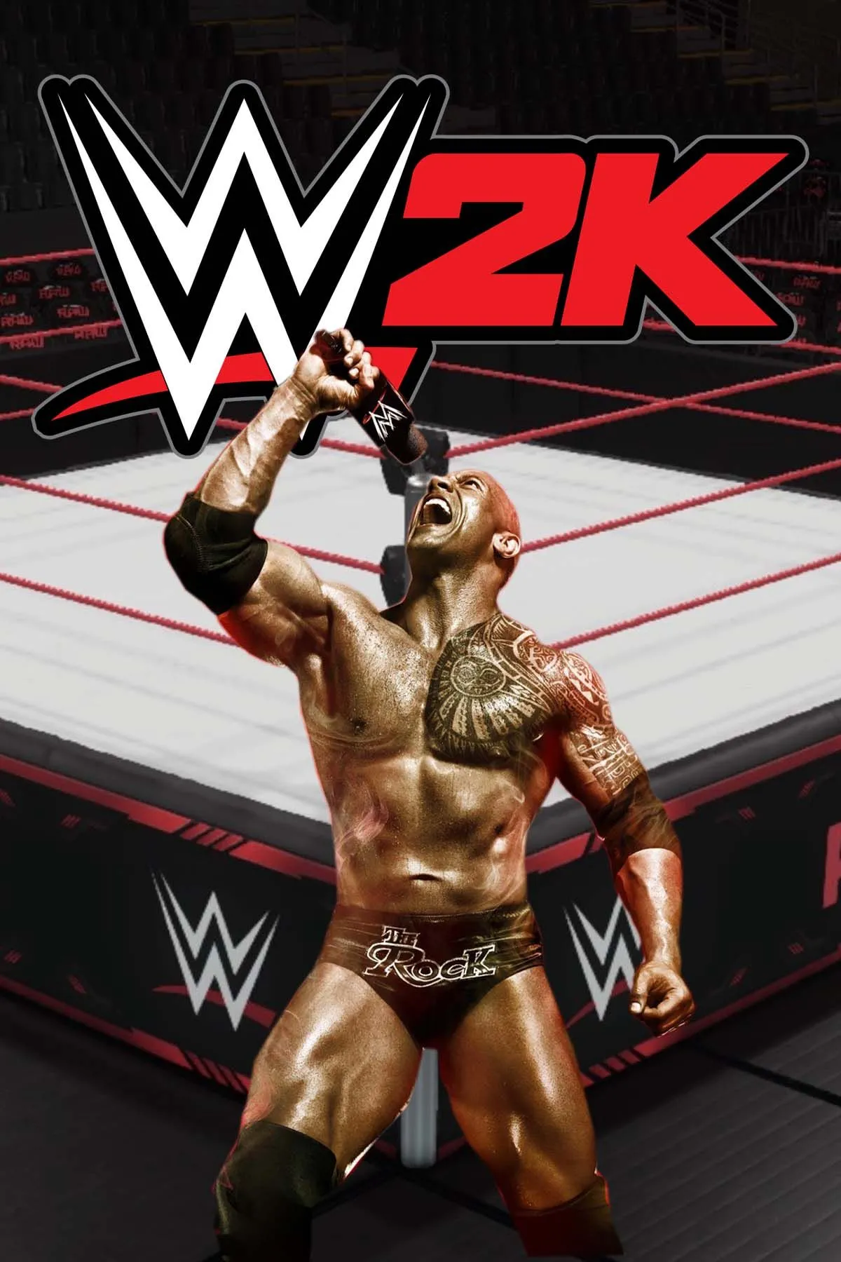 Logo series game WWE 2K, đại diện cho nhượng quyền thương mại đấu vật điện tử hàng đầu