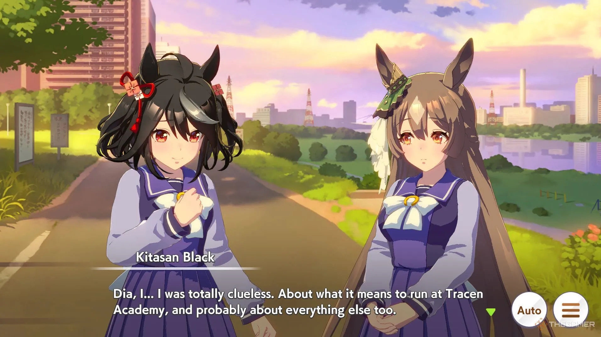 Màn hình chơi Umamusume Steam ở chế độ ngang hiển thị thông tin chỉ số nhân vật