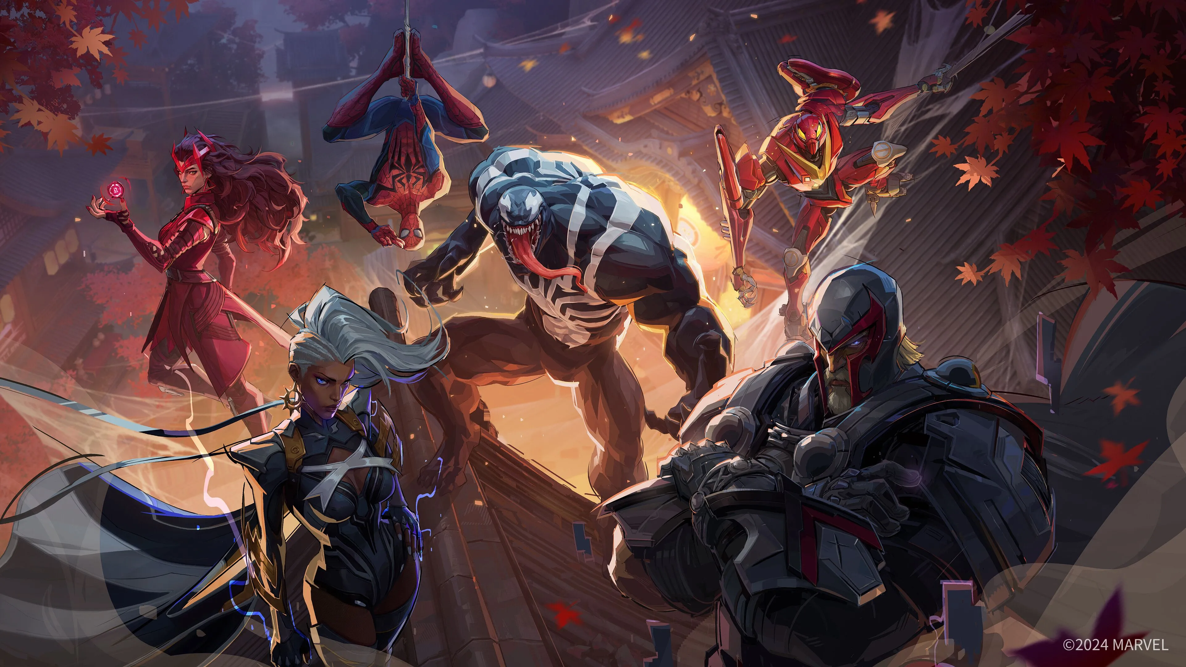 Một cảnh giao tranh dữ dội trong game bắn súng Marvel Rivals