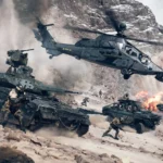 Một đơn vị lính và xe tăng chuẩn bị tấn công trong Battlefield 6, minh họa đồ họa cao và quy mô chiến trường lớn.