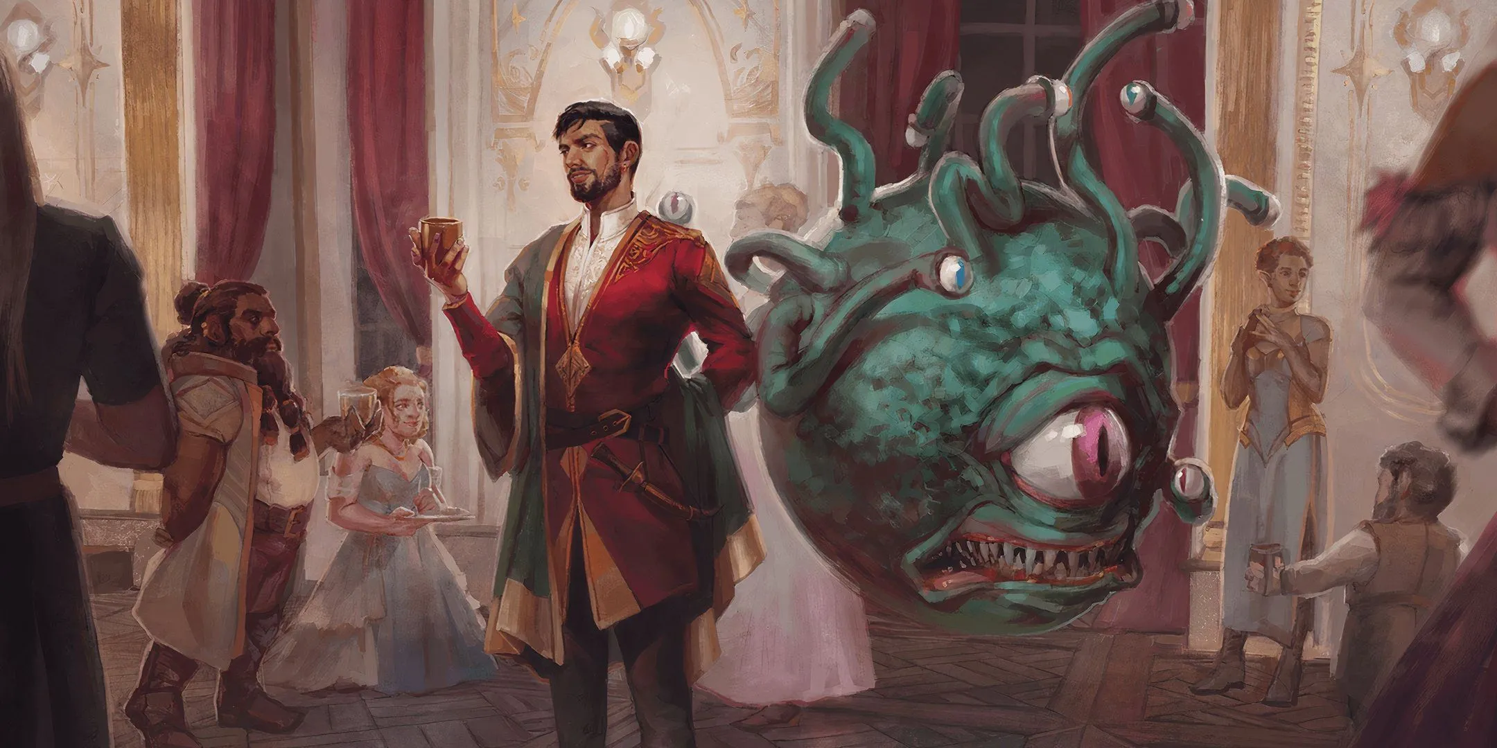 Một nhạc công Bard đối diện Beholder trong D&amp;D, liên hệ đến phong cách giọng nói trong nhập vai