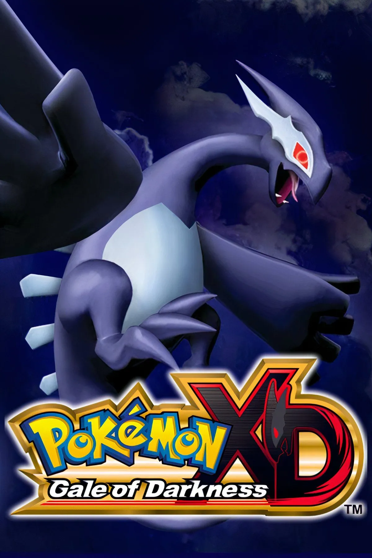 Pokémon Shadow Lugia mạnh mẽ trong trận chiến của Pokemon XD: Gale of Darkness trên GameCube
