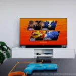 Súng Light Gun G'aim'e Plug & Play trình diễn trên màn hình TV hiện đại