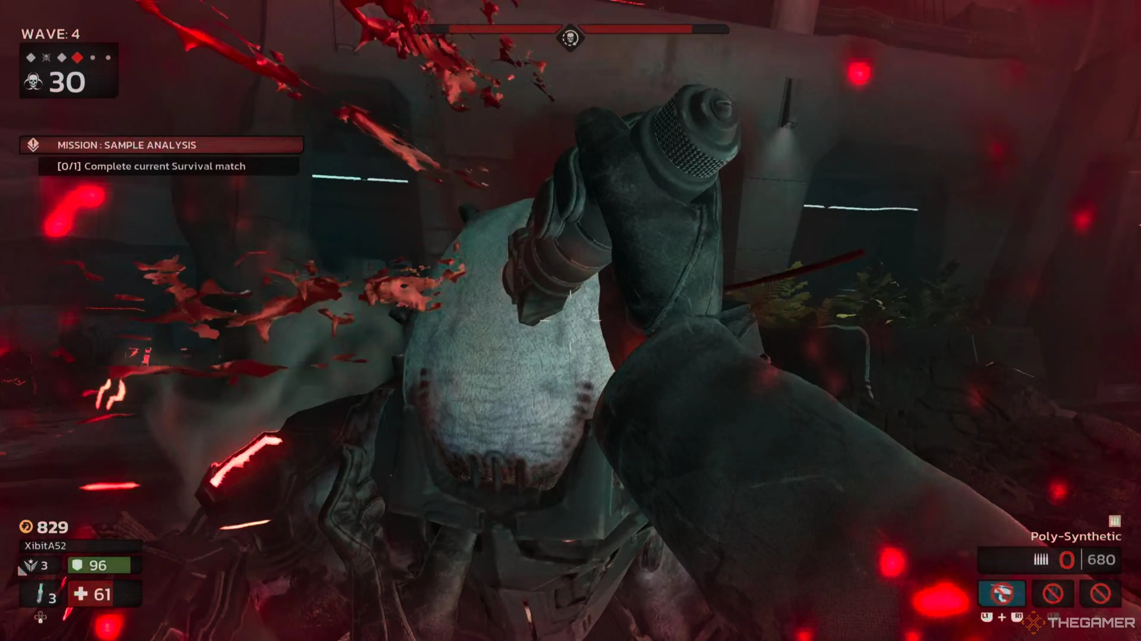 Thực hiện động tác kết liễu (execution) lên một quái vật Zed bị suy yếu trong Killing Floor 3.