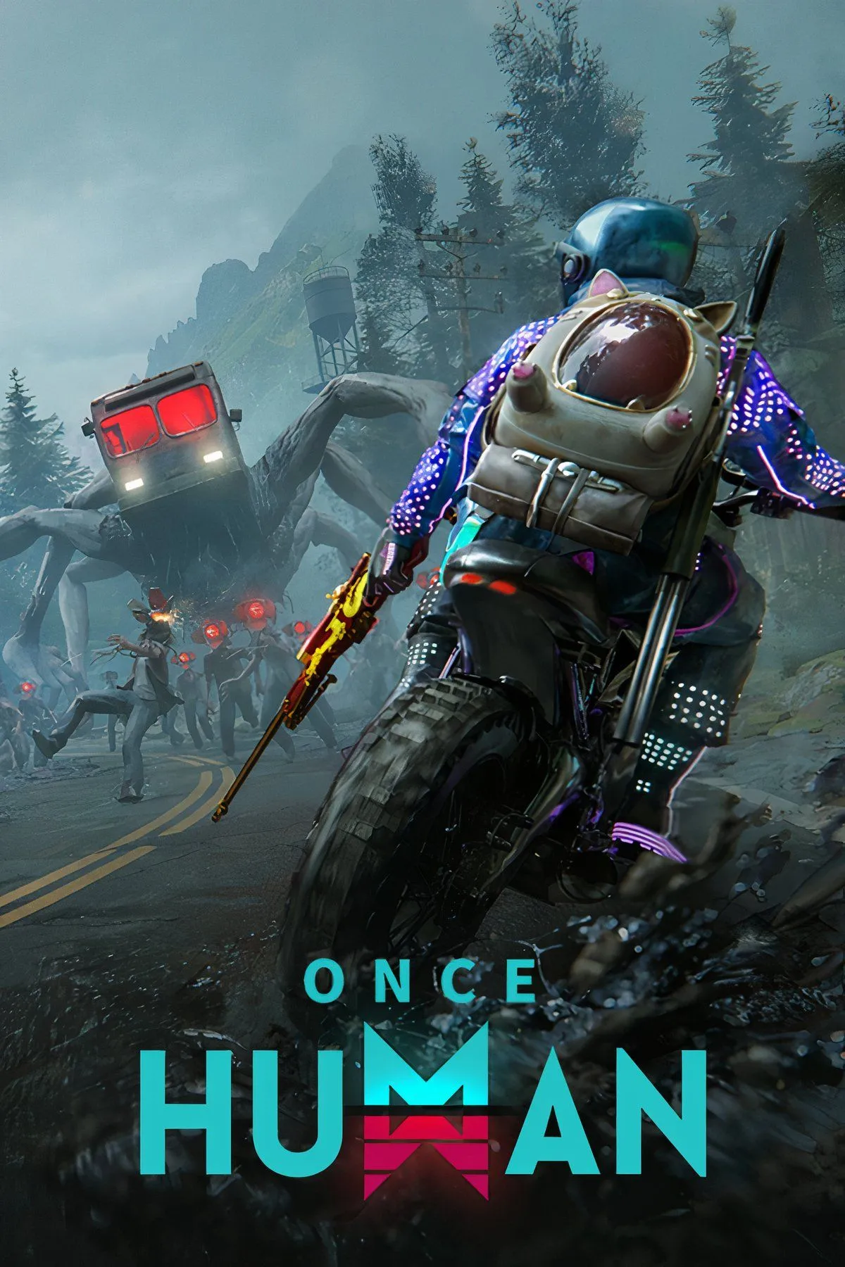 Ảnh bìa Once Human trên Steam, phong cách hậu tận thế và chế tạo cơ sở