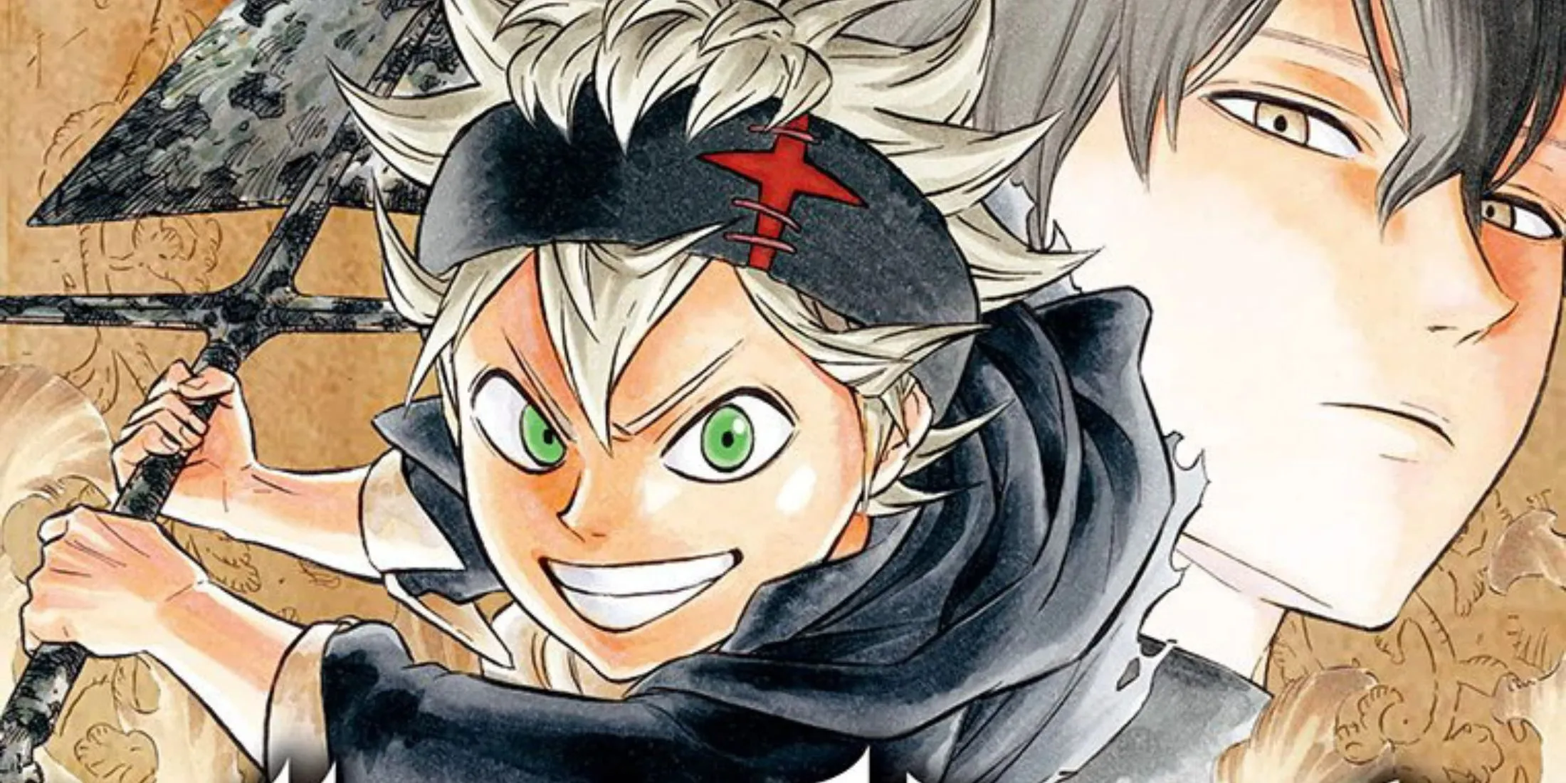 Asta trên bìa tập 1 Black Clover, biểu tượng khởi đầu hành trình của nhân vật