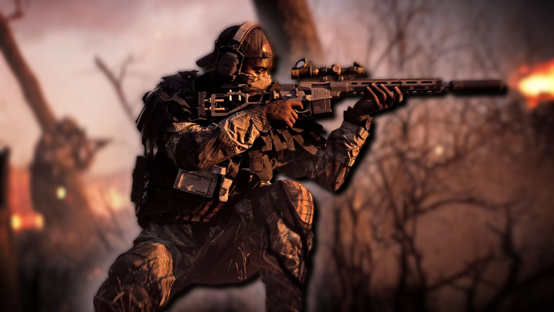 Battlefield 6 Season One - ảnh promo mùa 1 với sniper và bối cảnh