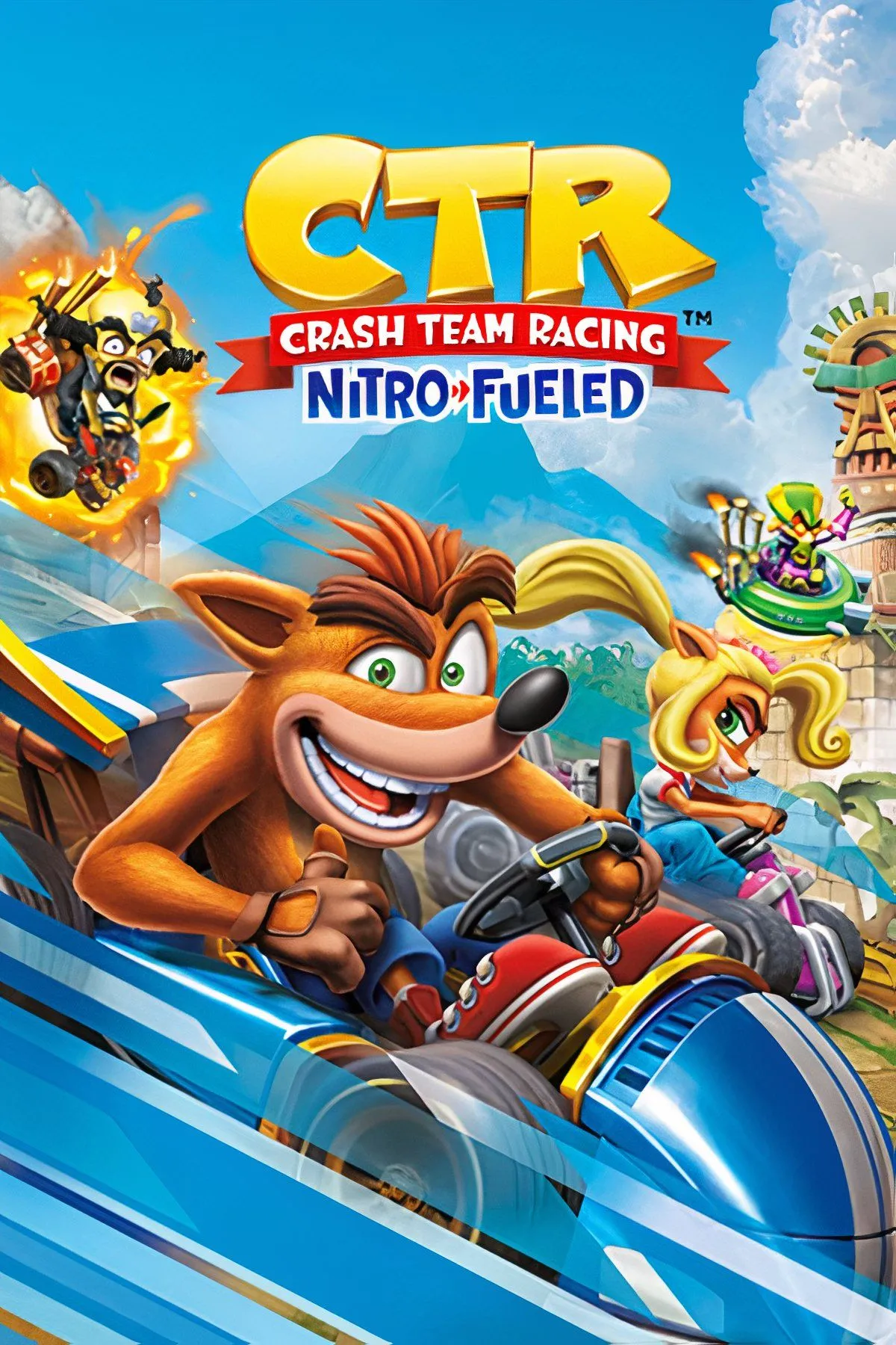 Bìa Crash Team Racing: Nitro-Fueled - minh họa microtransaction xuất hiện sau cam kết của nhà phát hành