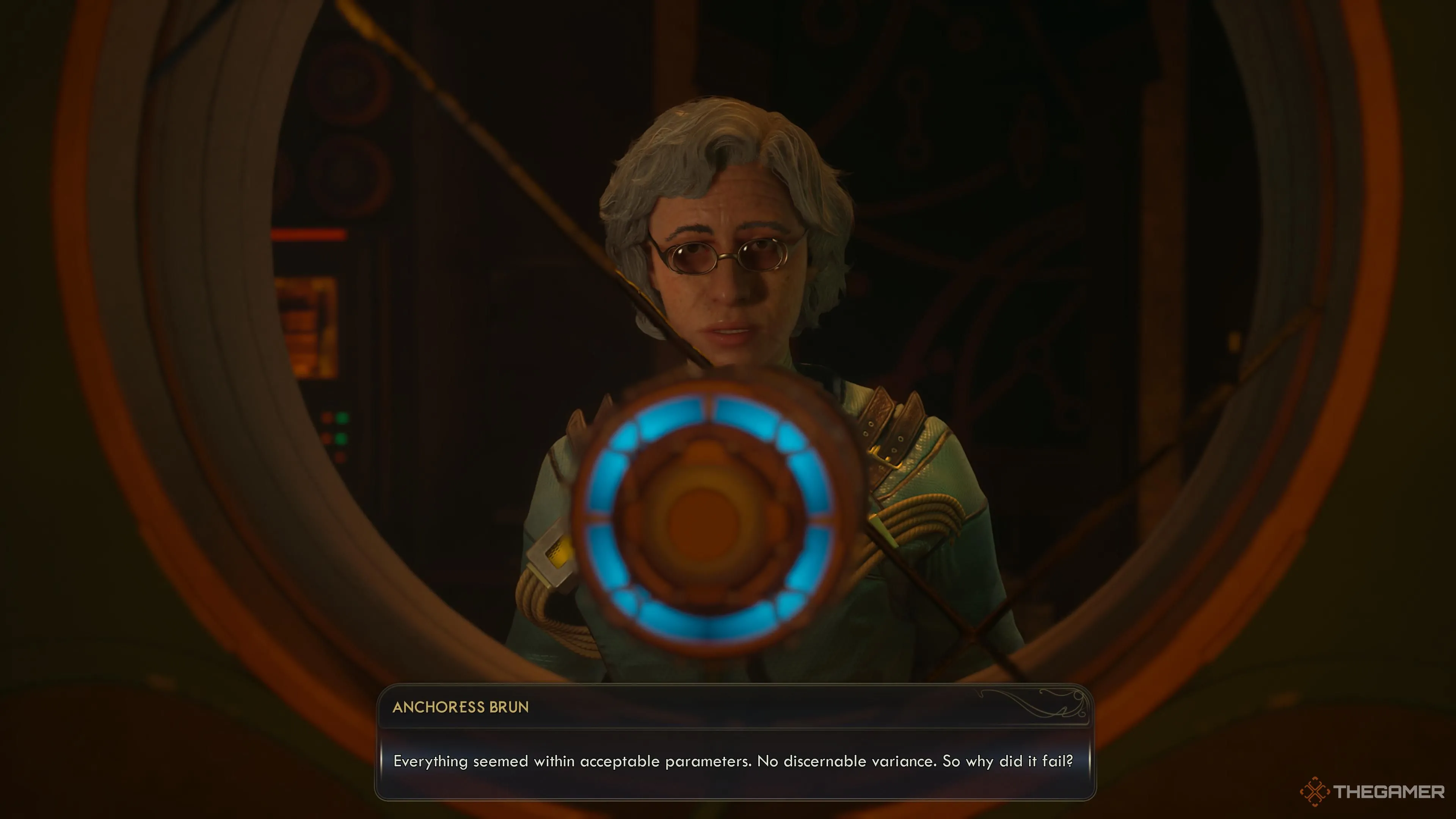 Brun bối rối khi thí nghiệm thất bại trong The Outer Worlds 2