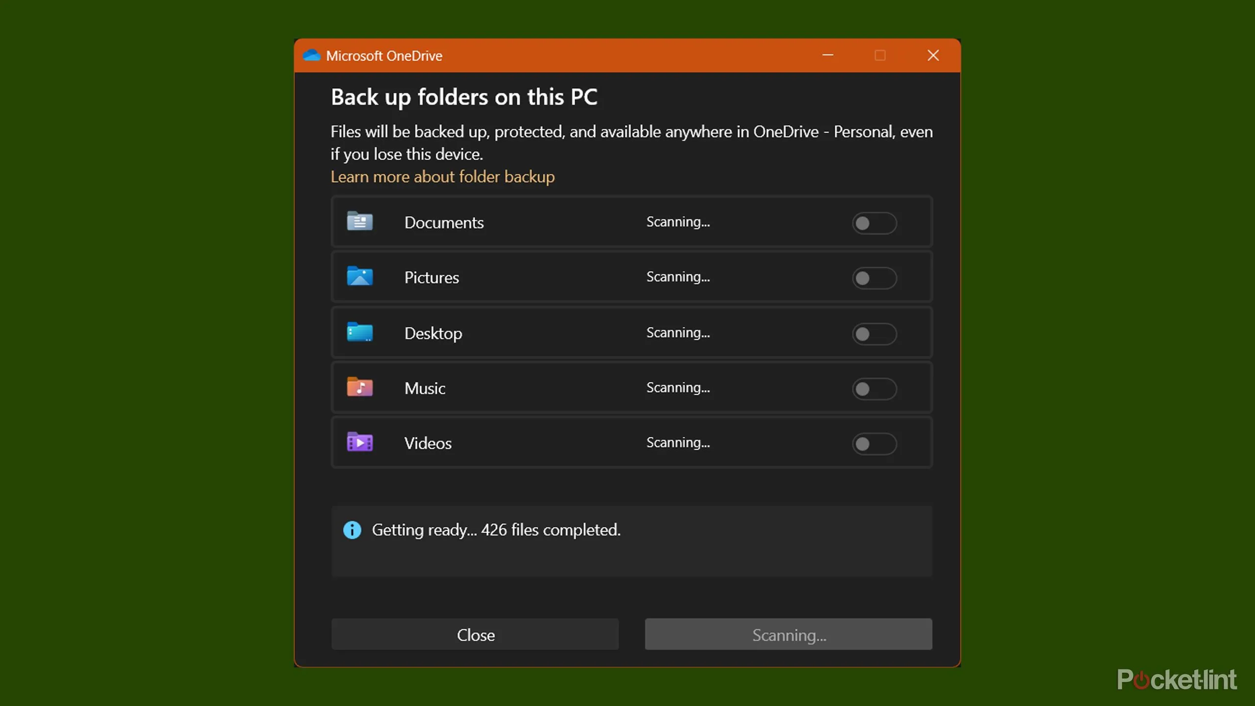 Chọn thư mục đồng bộ OneDrive trên Windows 11 để quản lý backup và đồng bộ file