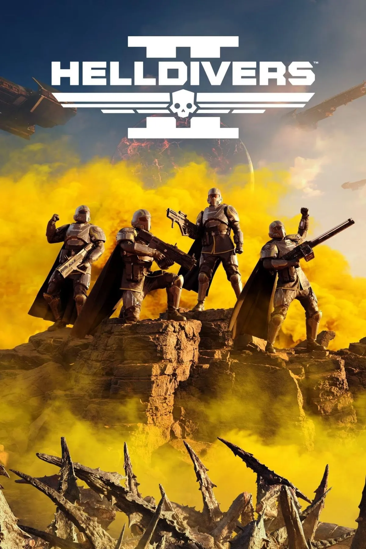 Cover art Helldivers 2 và thông tin phát hành