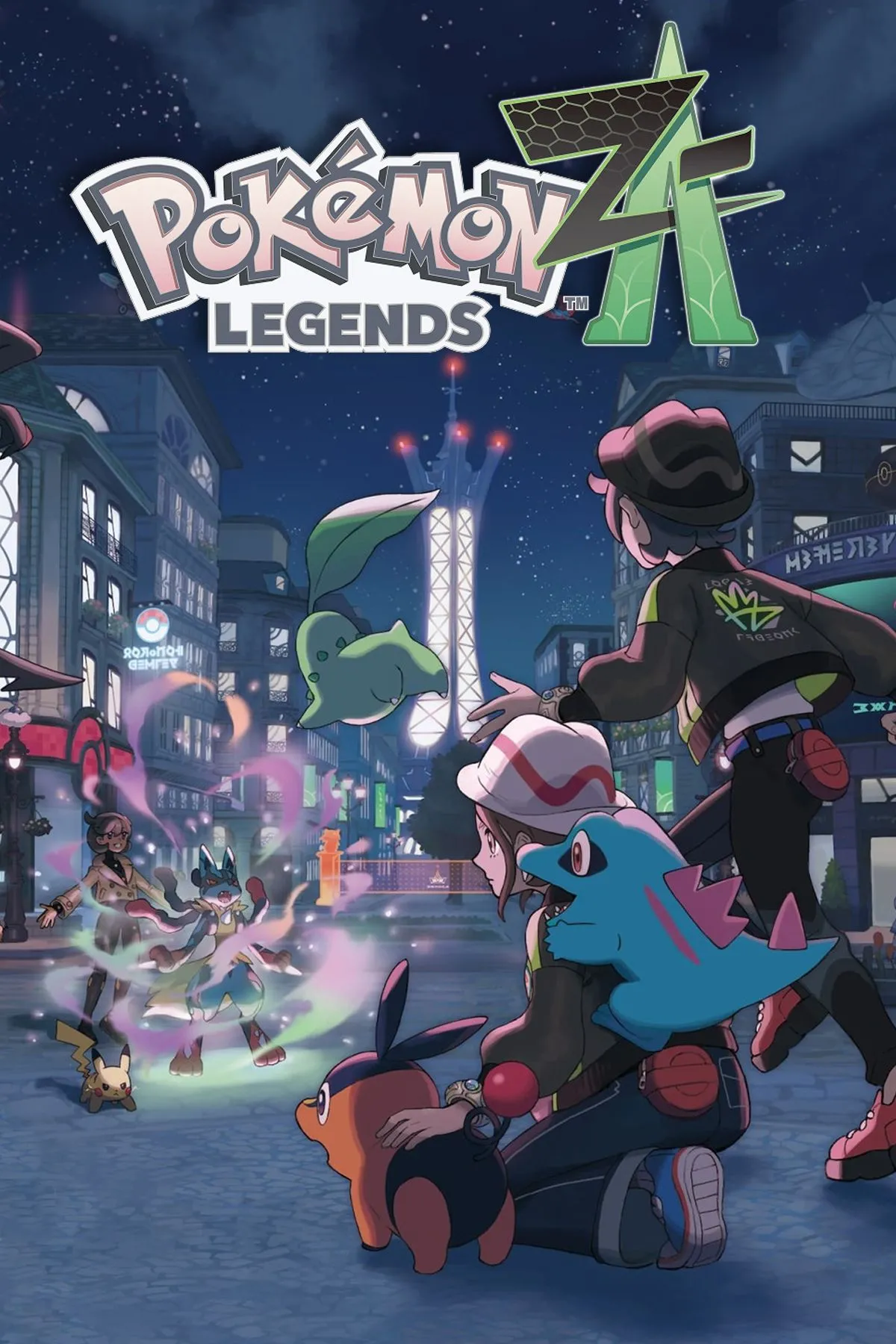 Cover art Pokemon Legends Z-A và hình ảnh phục vụ tham khảo thông số phát hành, nhà phát triển và đánh giá kỹ thuật