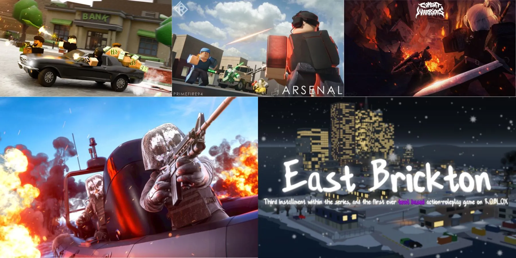 Danh sách game Roblox shooter thay thế Da Hood cho người chơi muốn đa dạng hóa trải nghiệm PvP