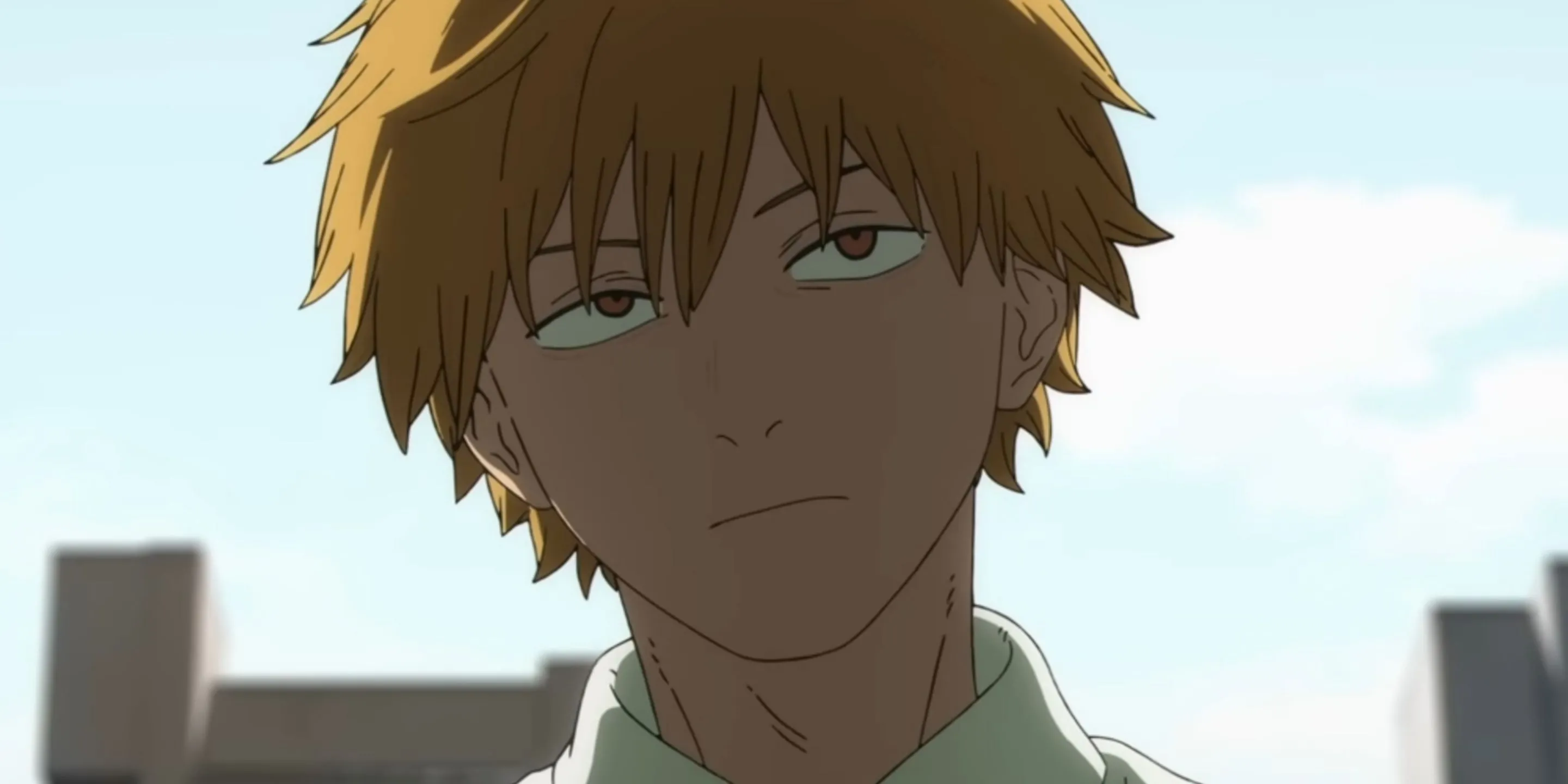 Denji trong Chainsaw Man: hình ảnh nhân vật chính với biểu cảm quyết liệt