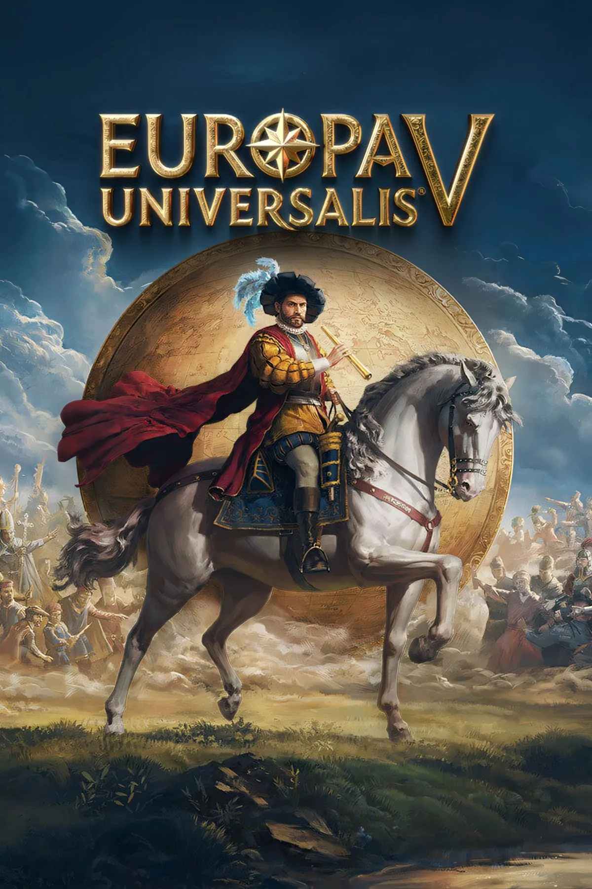 Giao diện Europa Universalis V — bản đồ thế giới với lớp dữ liệu chiến lược và khu vực kiểm soát quốc gia