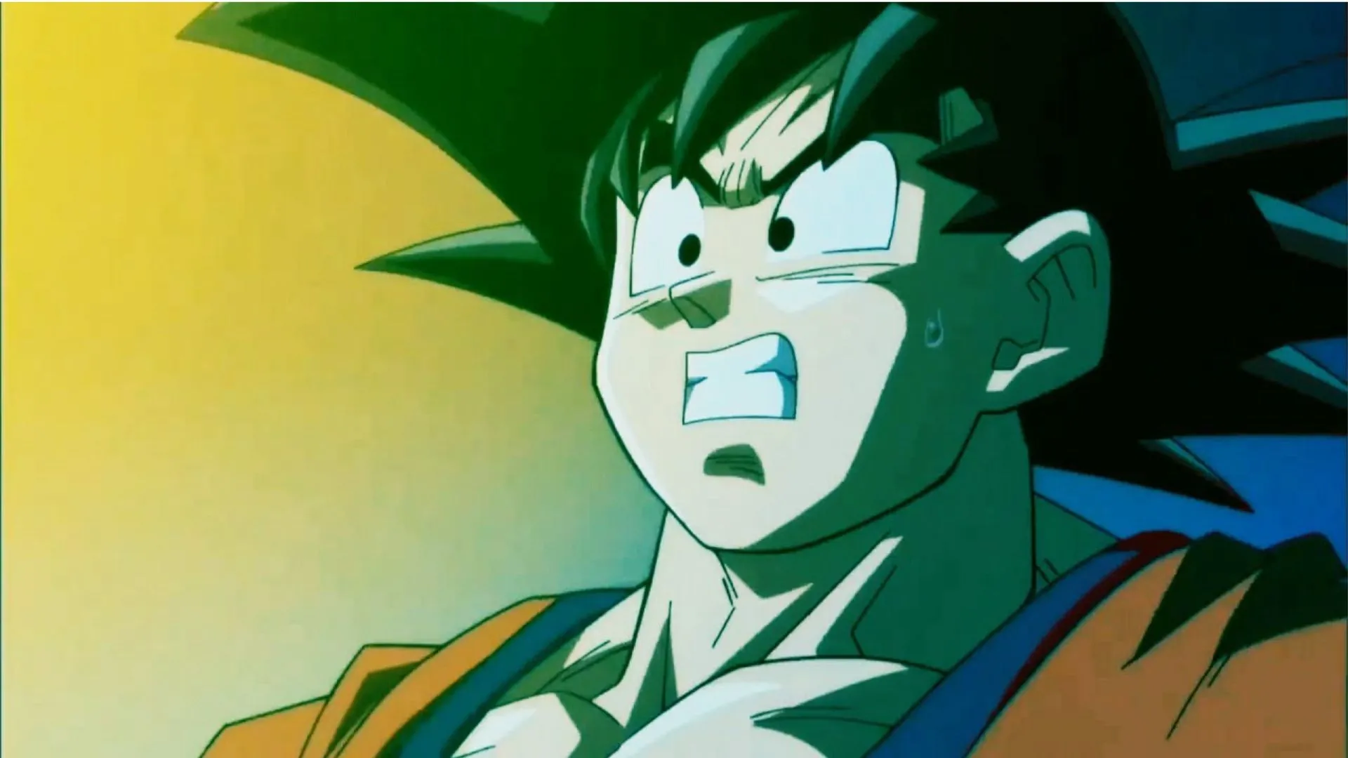 Goku với biểu cảm trong một phân cảnh, minh họa tình tiết trong manga/anime