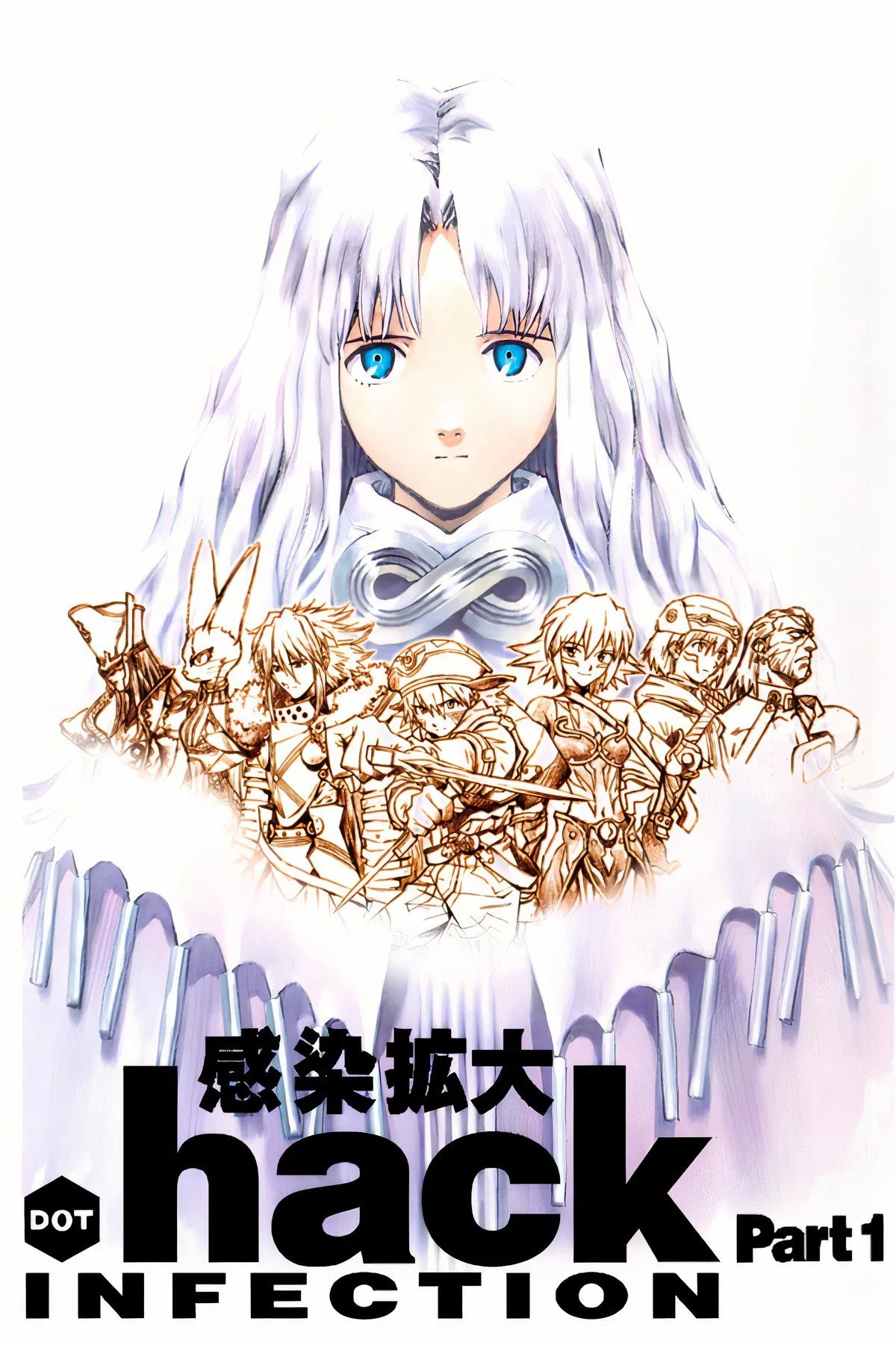 .hack//Infection — artwork thể hiện motif &quot;game trong game&quot; và yếu tố truyền thông liên ngành của series