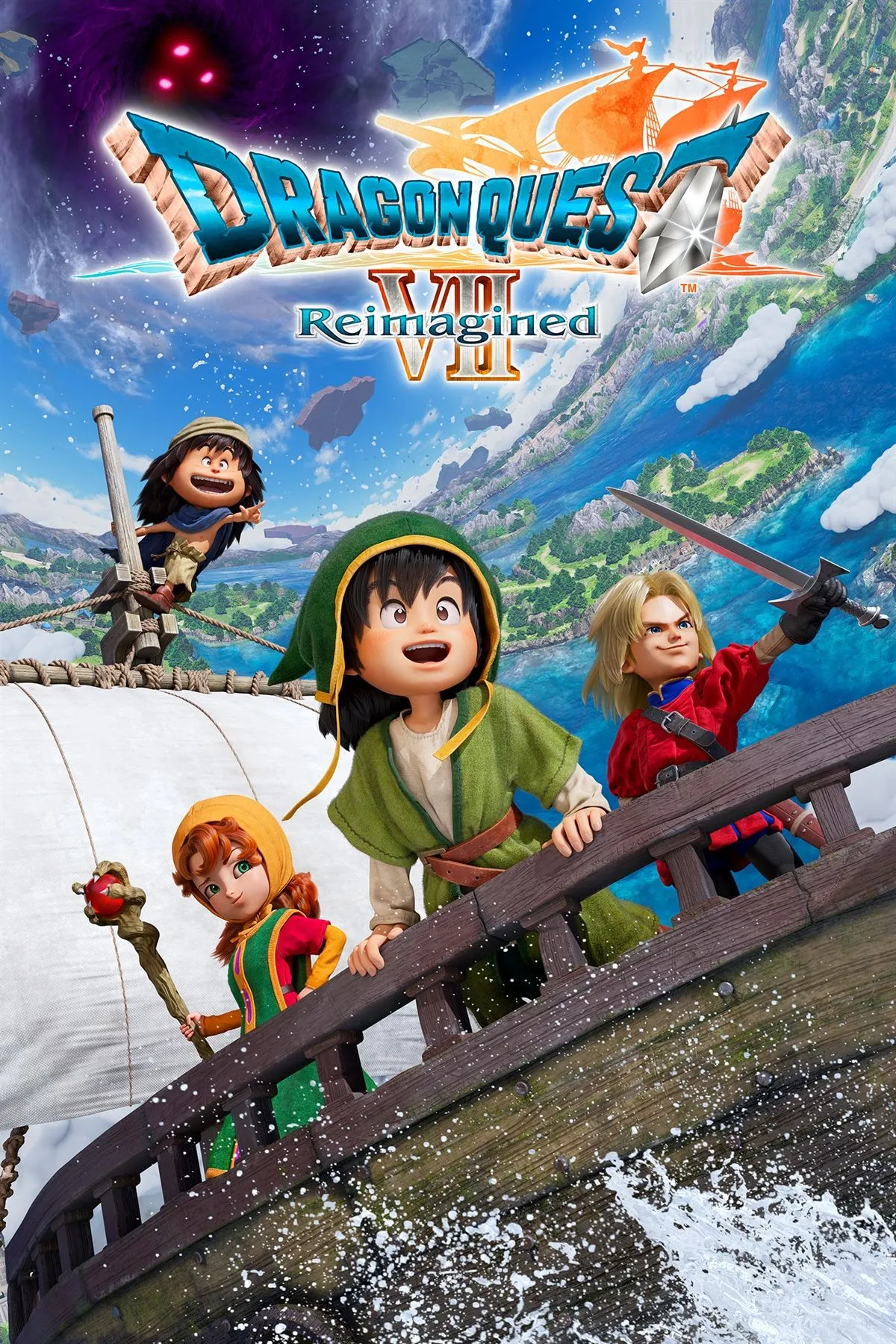 Hình ảnh quảng bá Dragon Quest 7 Reimagined với phần âm hưởng mới mẻ