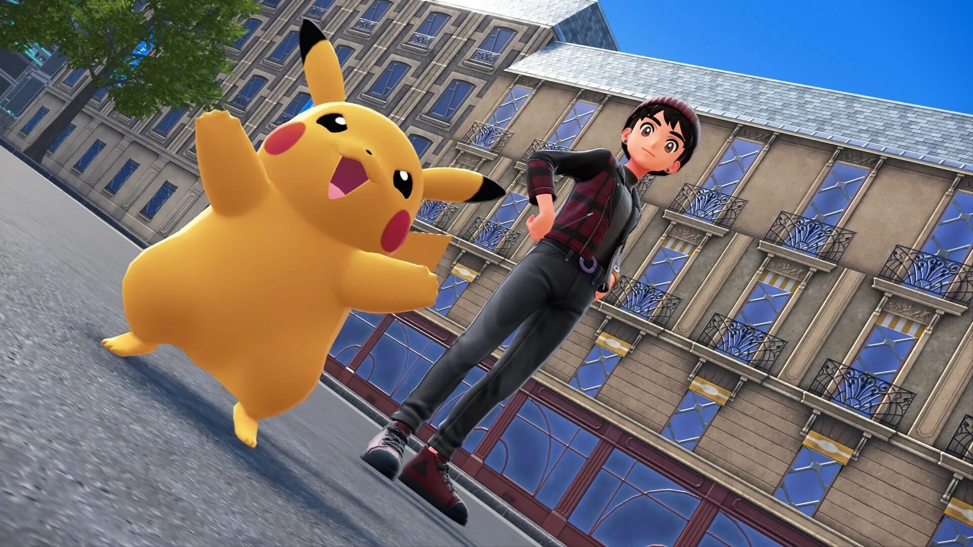 Hình nền minh họa khu vực farm EXP trong Pokemon Legends Z-A