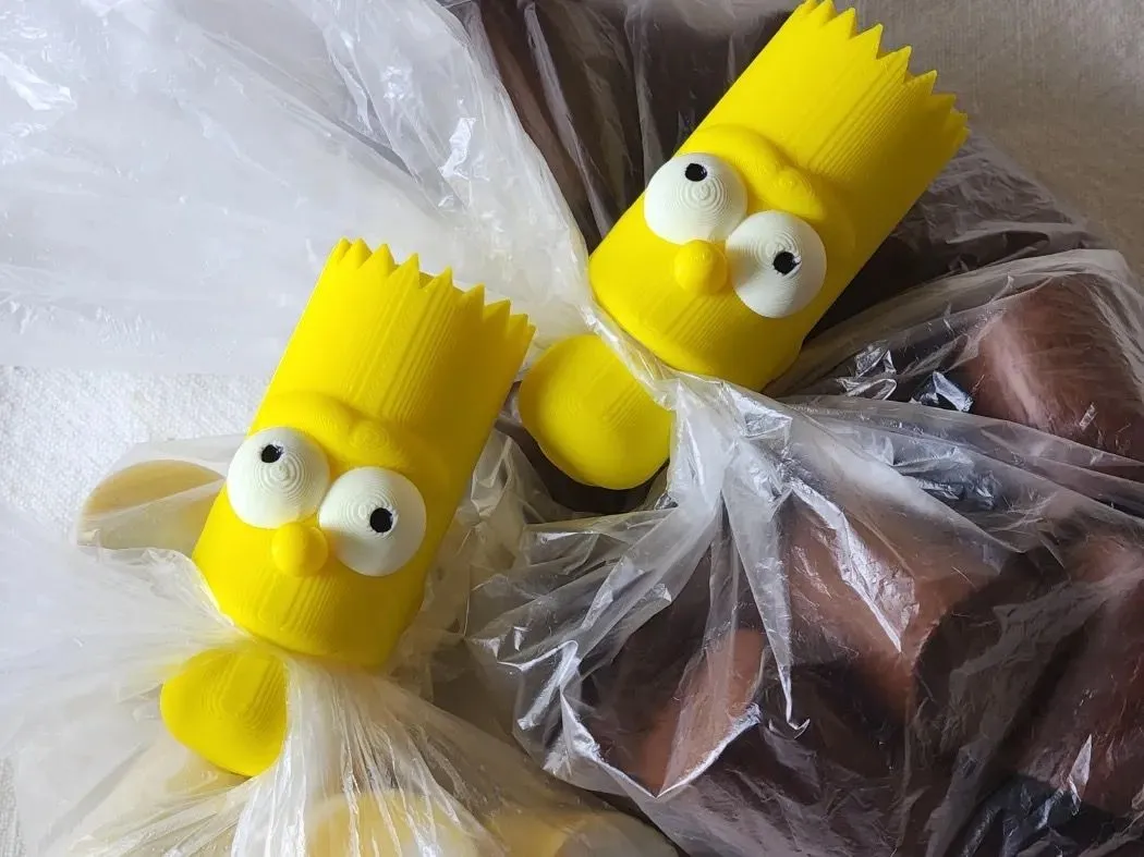 Kẹp túi snack in 3D có chỗ gắn nam châm dán tủ lạnh