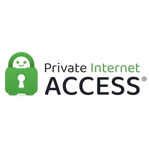 Logo Private Internet Access trên nền trắng, VPN cho Chromebook giá rẻ, nhiều server