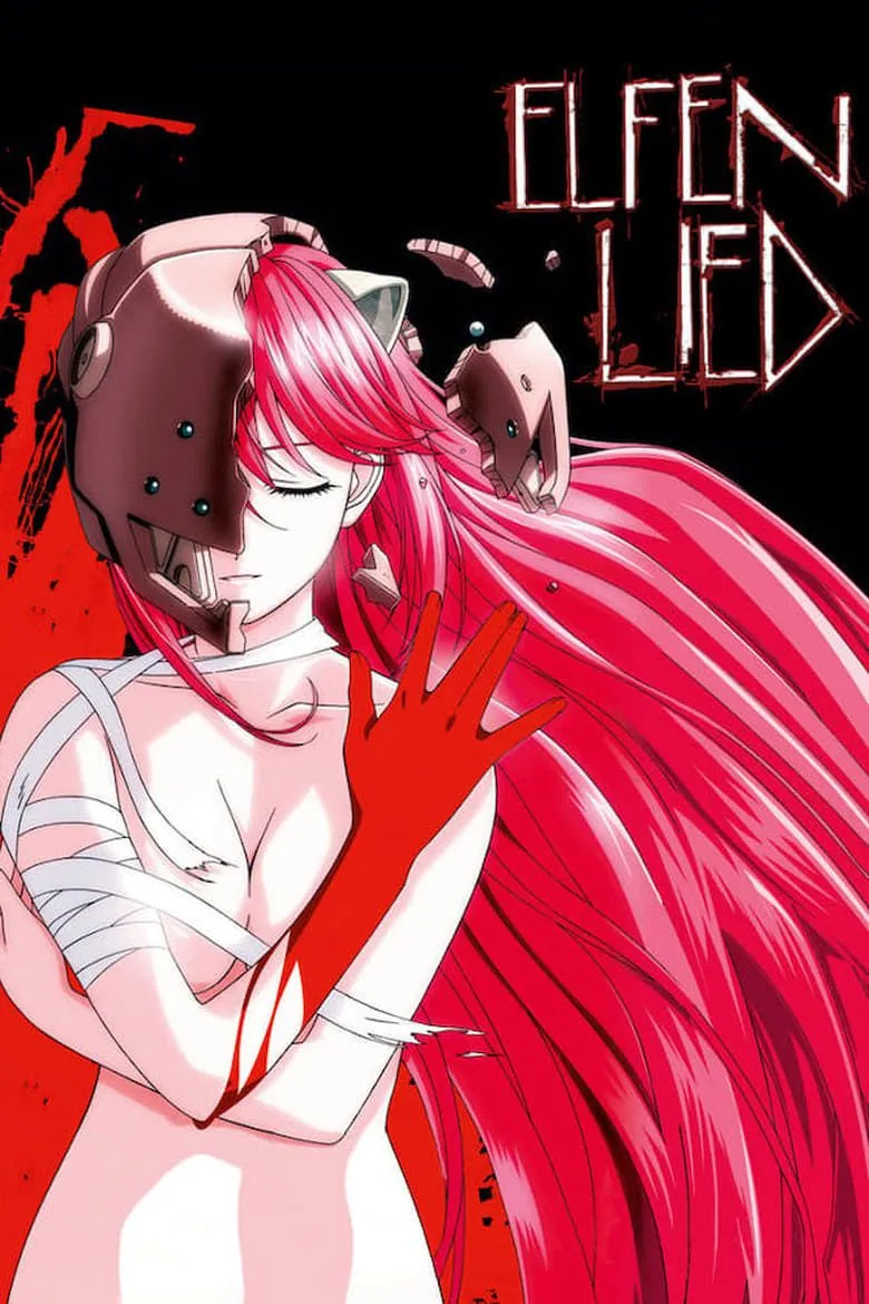 Lucy (Kaede) trong Elfen Lied với sự tàn nhẫn nổi bật
