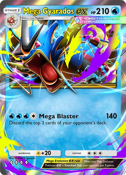 Mega Gyarados phiên bản Mega ex trong Mega Rising