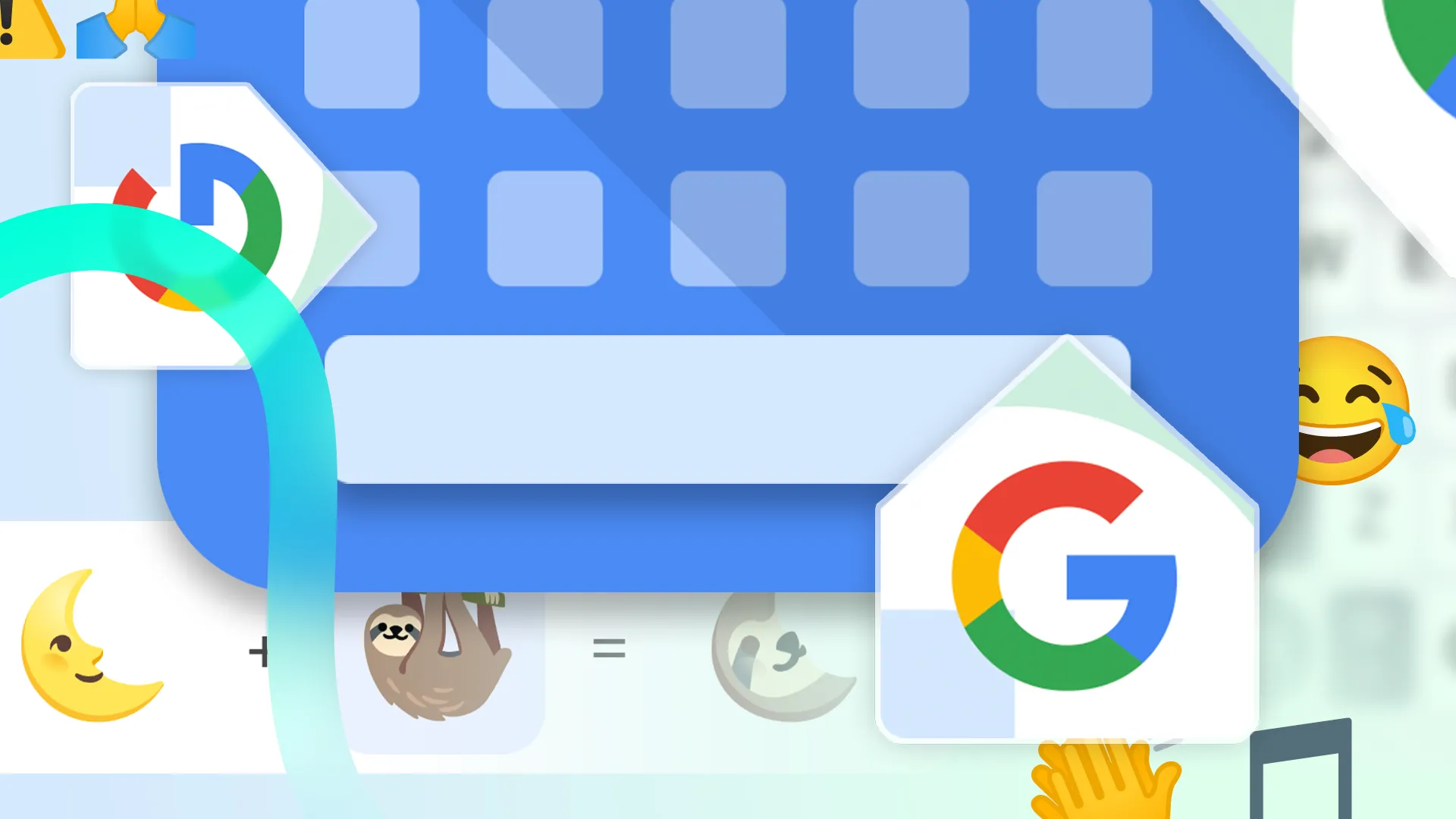 Minh họa Gboard với layout bàn phím và emoji nổi