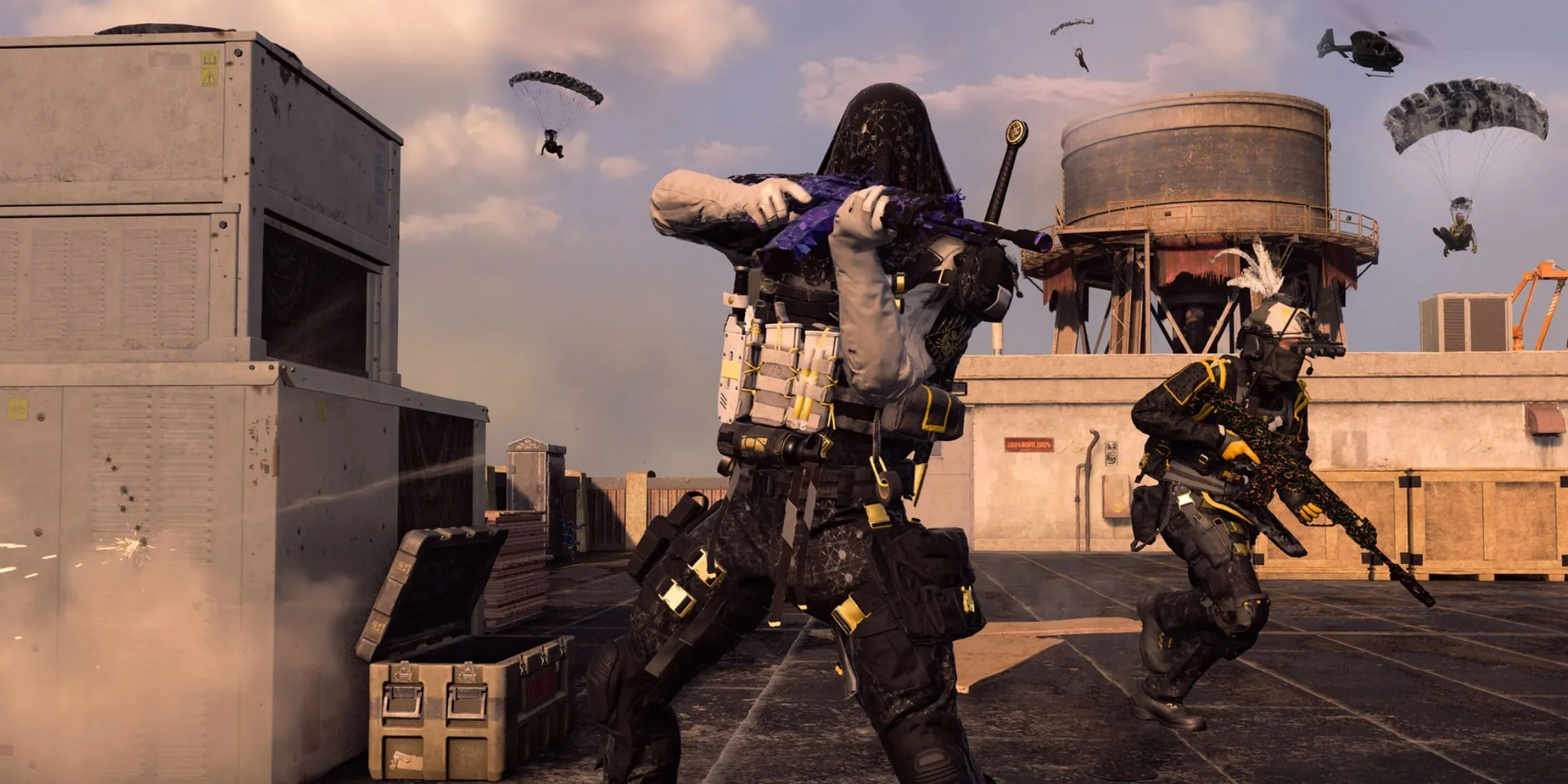 Operator và cảnh Rebirth Island trong Warzone