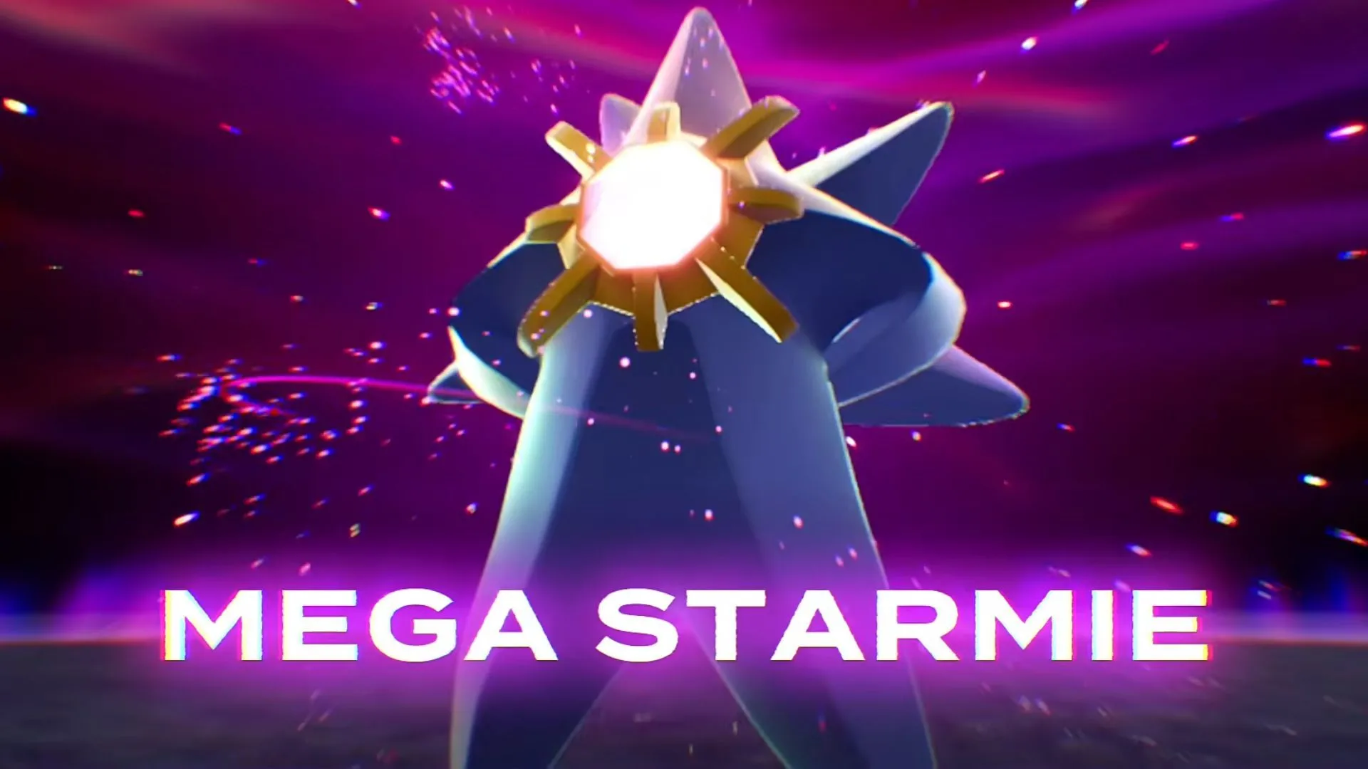 Rogue Mega Starmie trong Pokémon Legends Z-A, minh họa hệ Water/Psychic và động tác tấn công đặc trưng