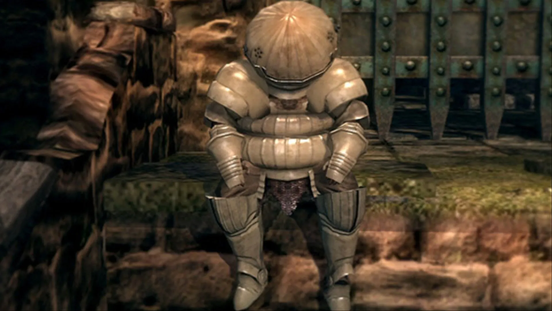 Siegmeyer of Catarina ngồi nghỉ, questline có nhiều điểm kiểm tra sinh tồn dễ khiến anh chết nhầm