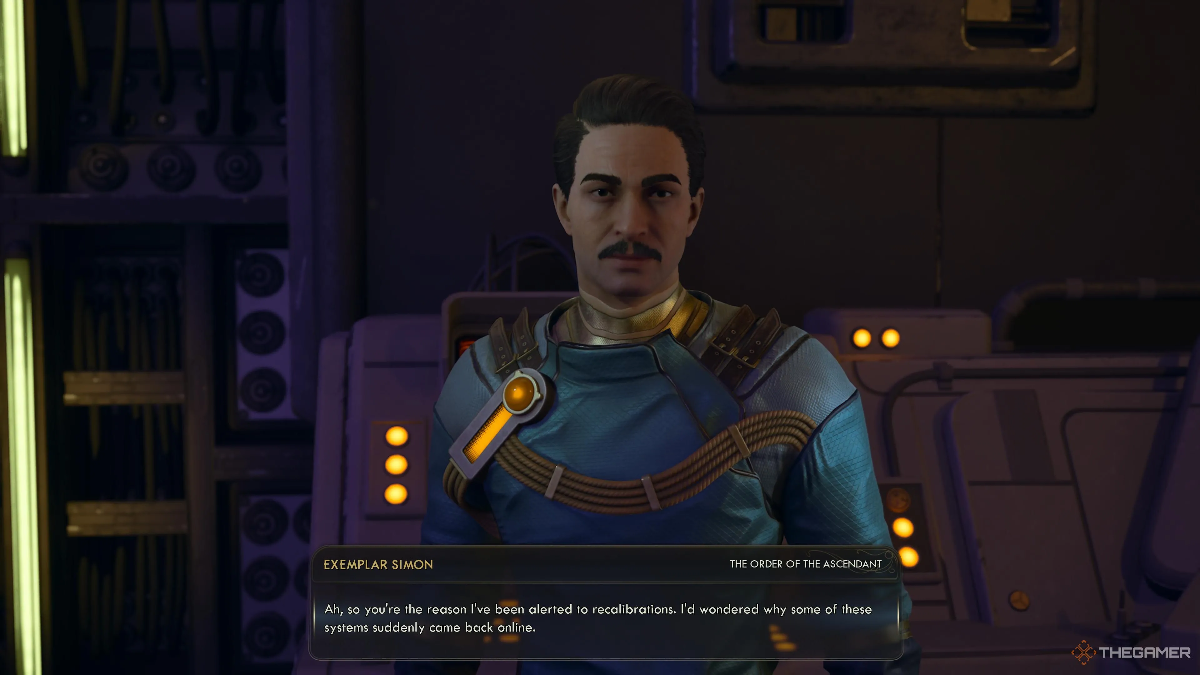 Tái hiệu chuẩn tháp sét và báo cáo với Simon trong The Outer Worlds 2